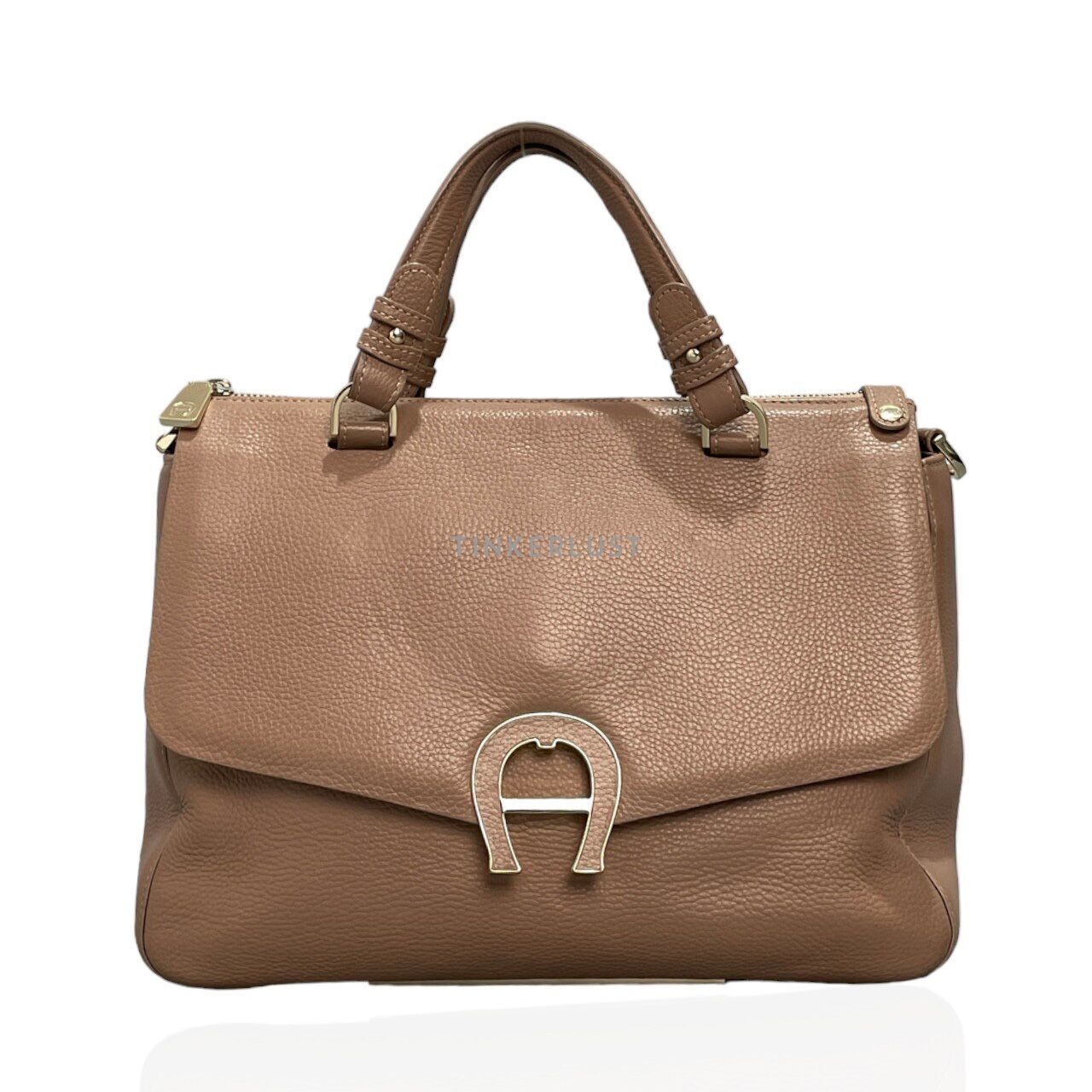 Aigner Nude Satchel