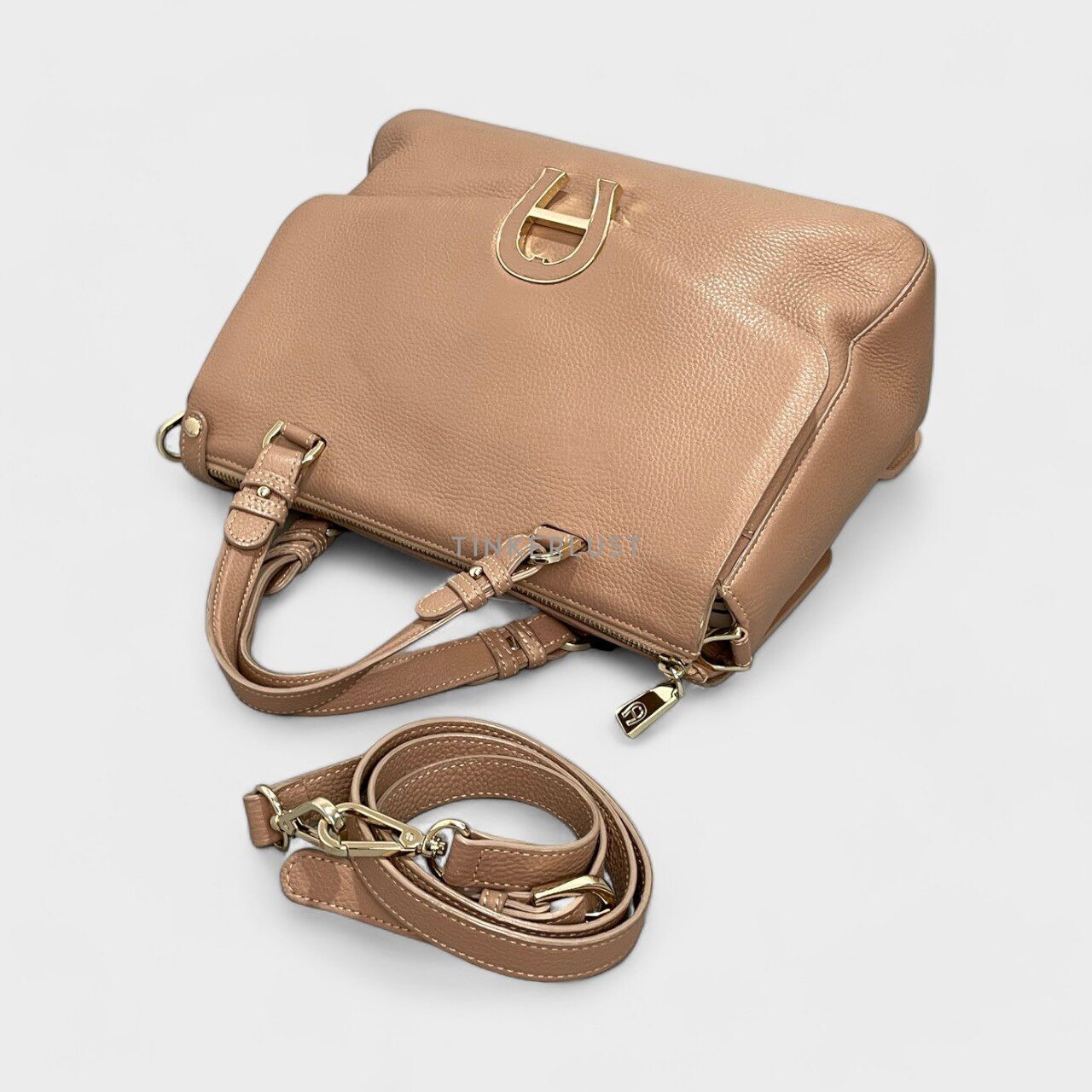 Aigner Nude Satchel