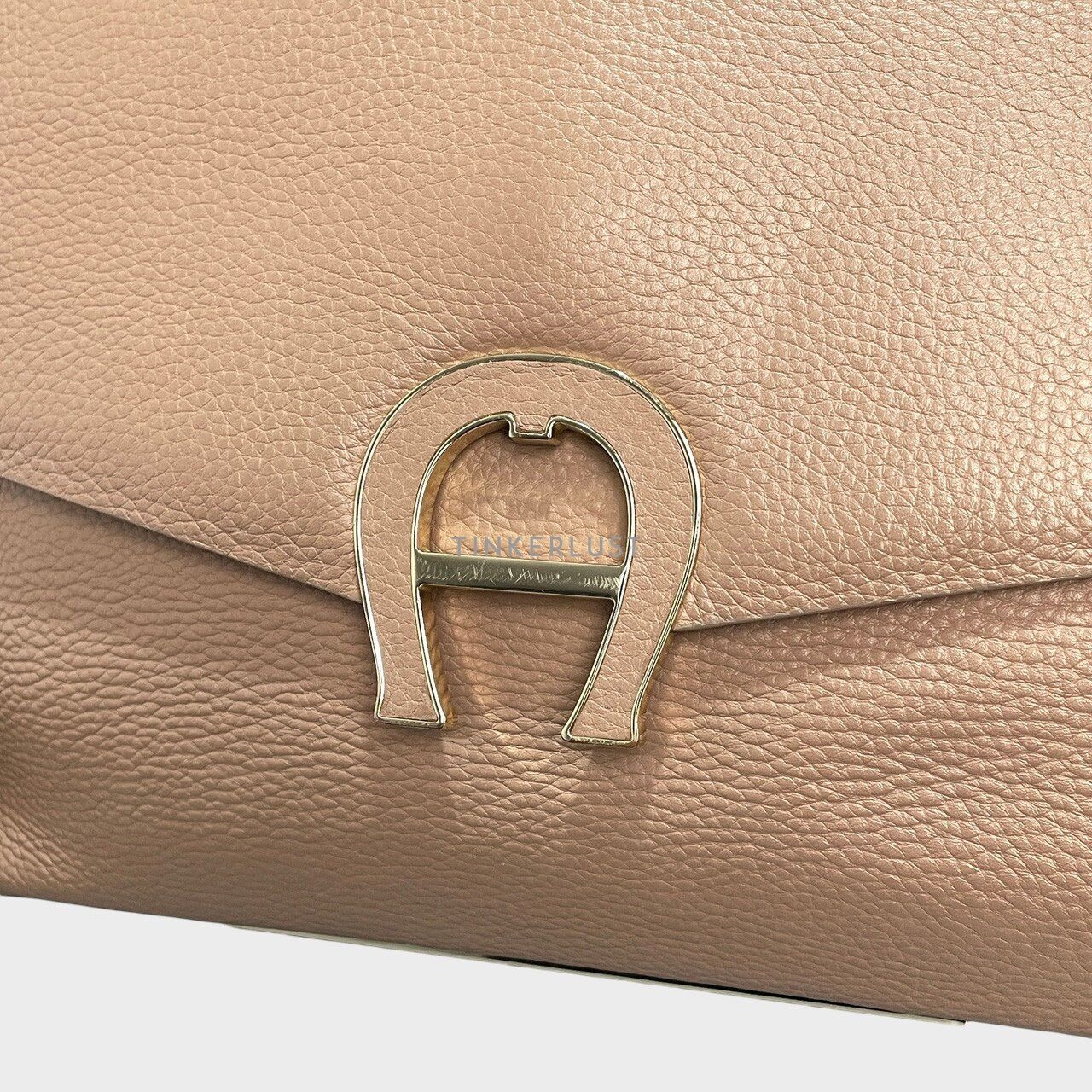 Aigner Nude Satchel