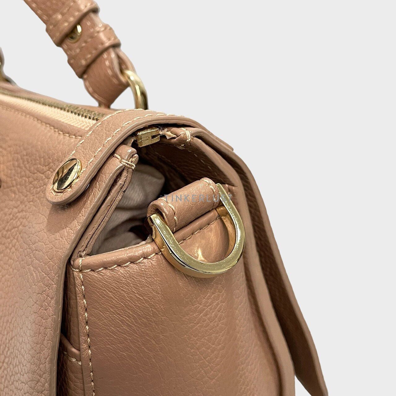 Aigner Nude Satchel