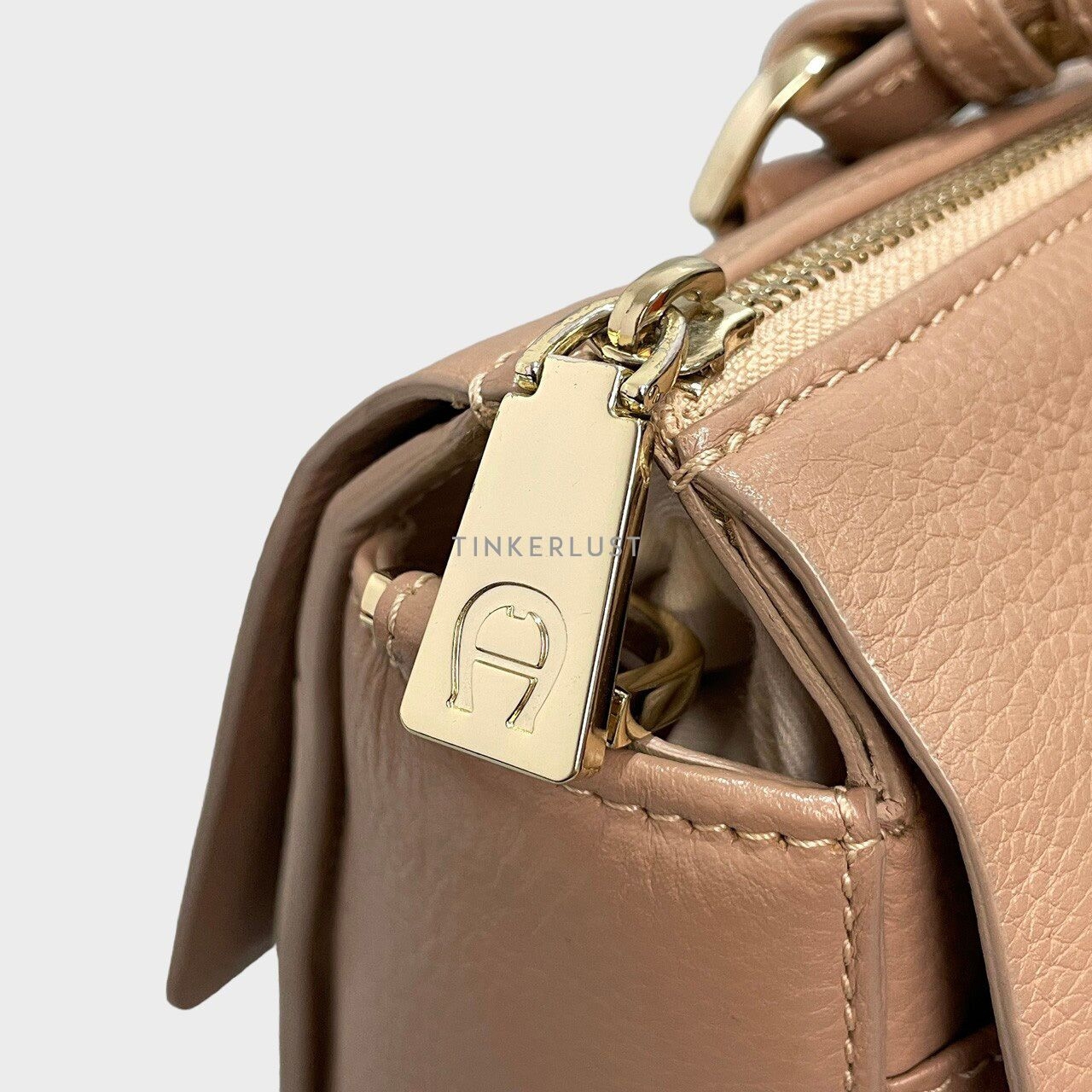 Aigner Nude Satchel