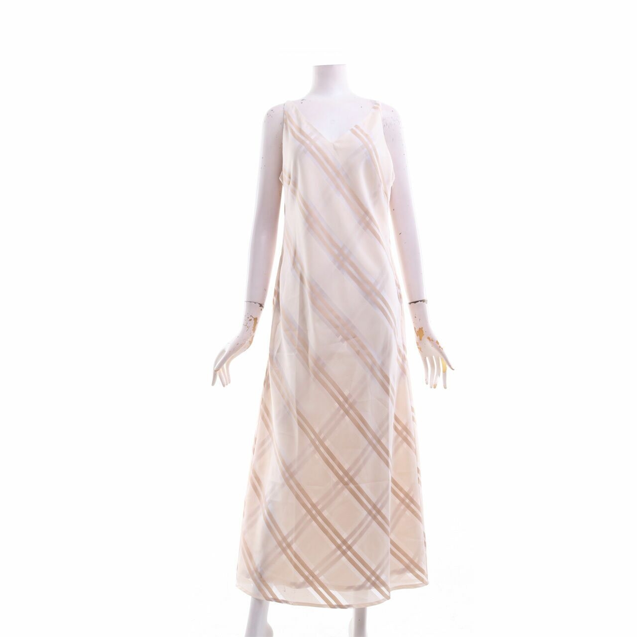 Nikicio Cream Long Dress