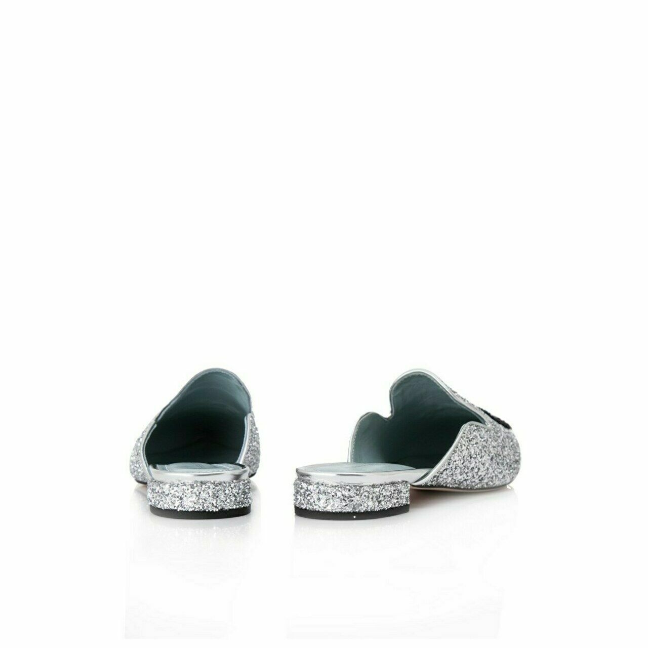 Chiara Ferragni Silver Flats