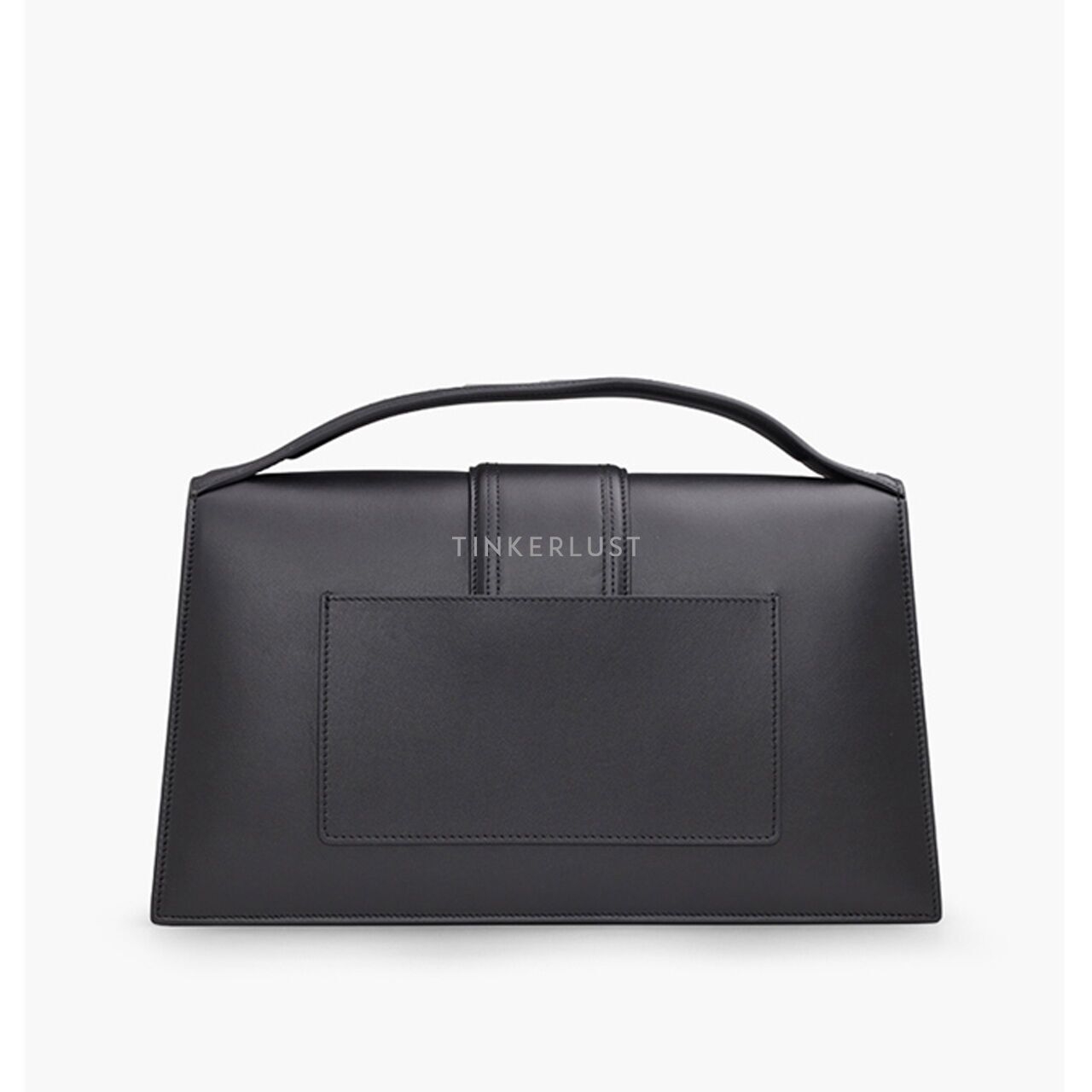 Jacquemus Le Bambinou Flap Bag Black Smooth Leather Shoulder Bag