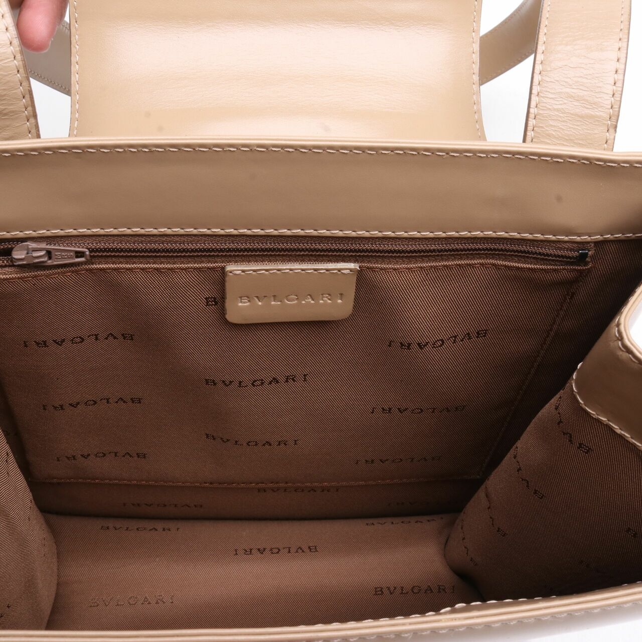 Bvlgari Beige Shoulder Bag