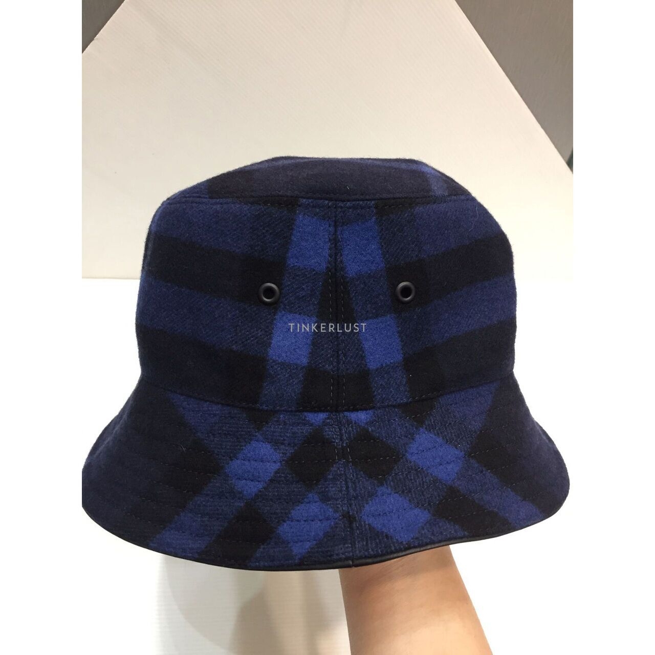 Burberry Bucket Wool ink Blue Cashmere Hats