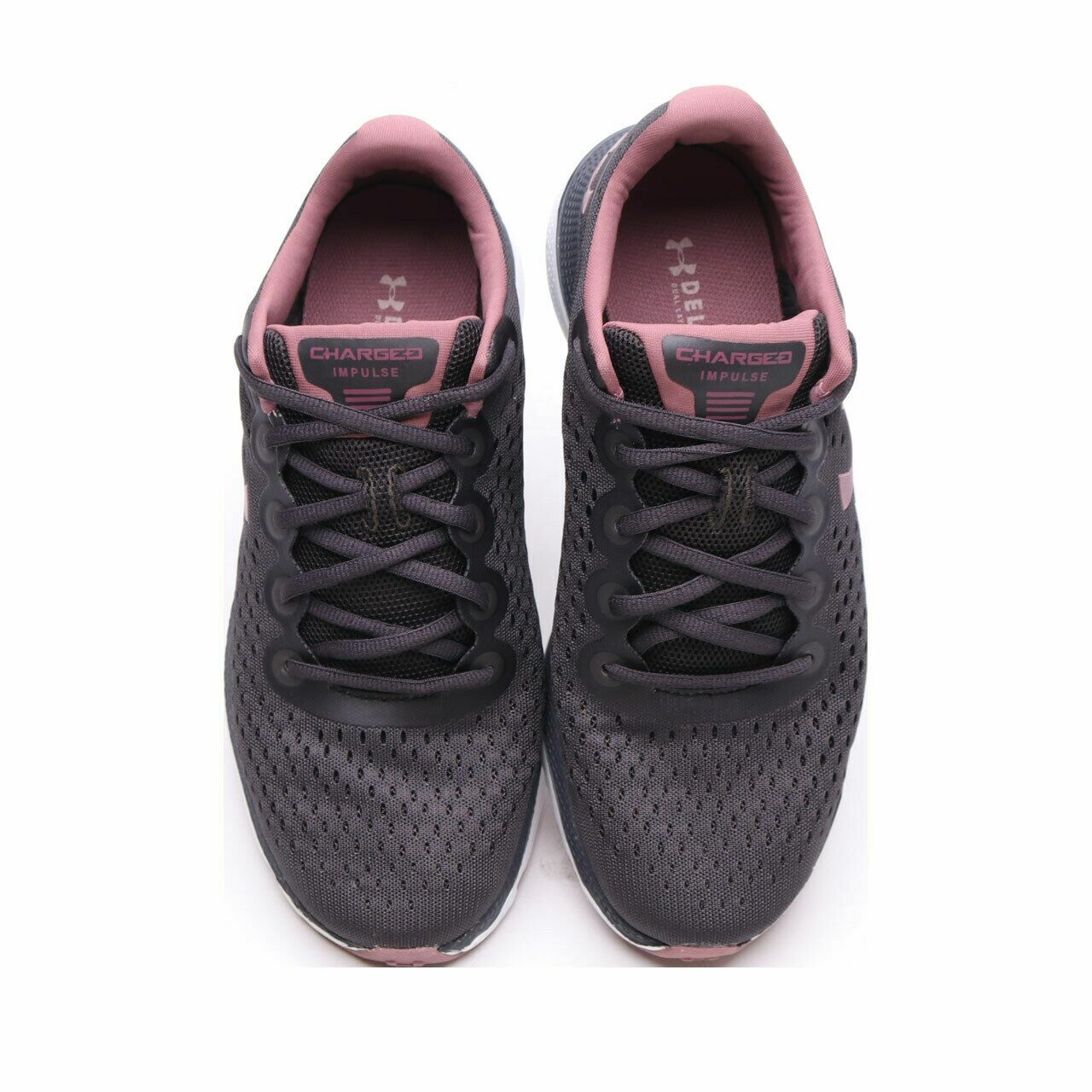 Under Armour Black & Purple Women's UA Charged Impulse Running Sneakers