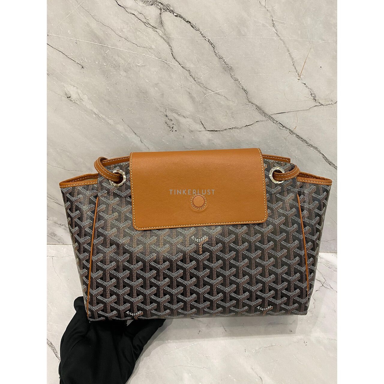 Goyard Rouette PM Black & Tan SHW 2023 Shoulder Bag