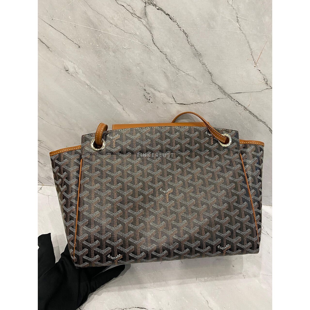 Goyard Rouette PM Black & Tan SHW 2023 Shoulder Bag