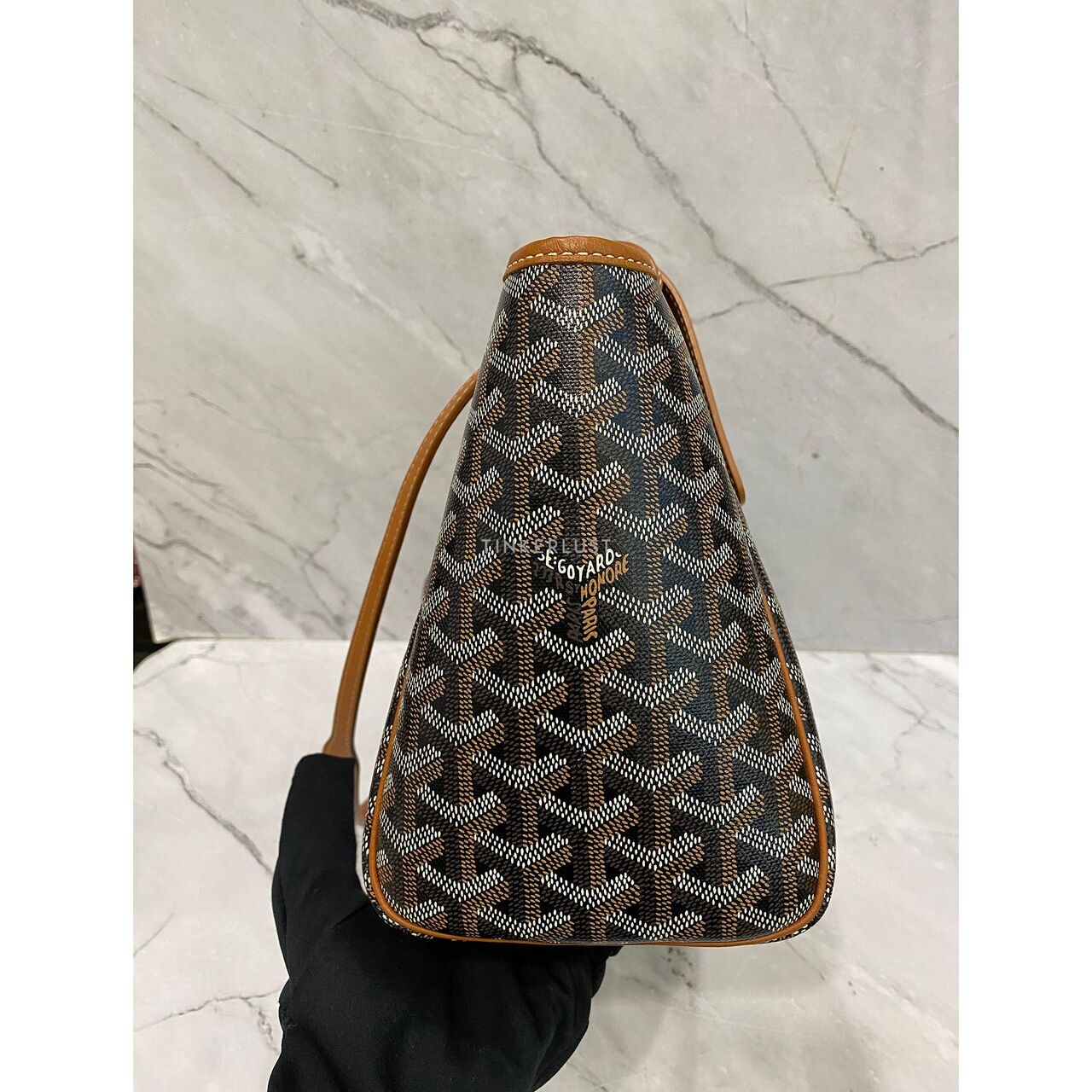 Goyard Rouette PM Black & Tan SHW 2023 Shoulder Bag