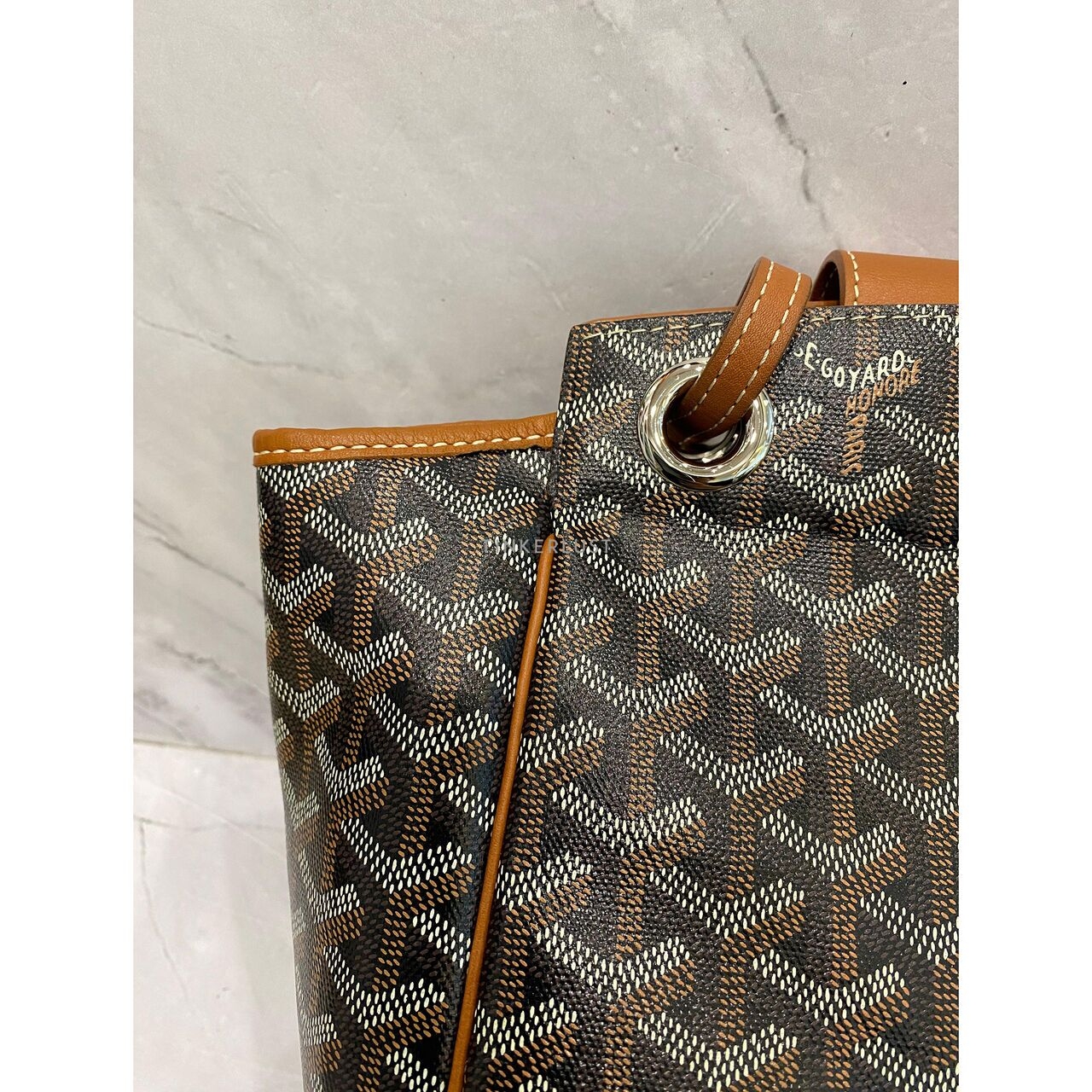 Goyard Rouette PM Black & Tan SHW 2023 Shoulder Bag