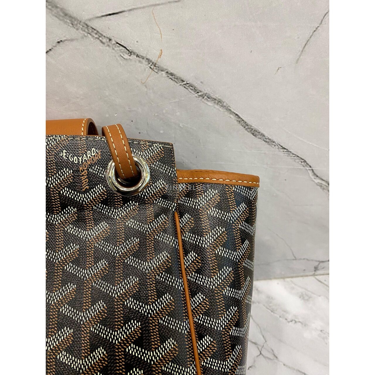 Goyard Rouette PM Black & Tan SHW 2023 Shoulder Bag