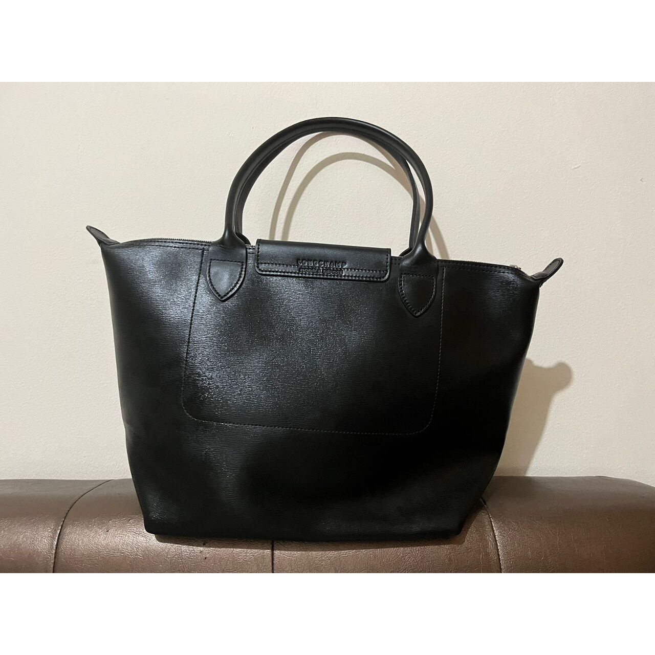 Longchamp City Black Tote Bag