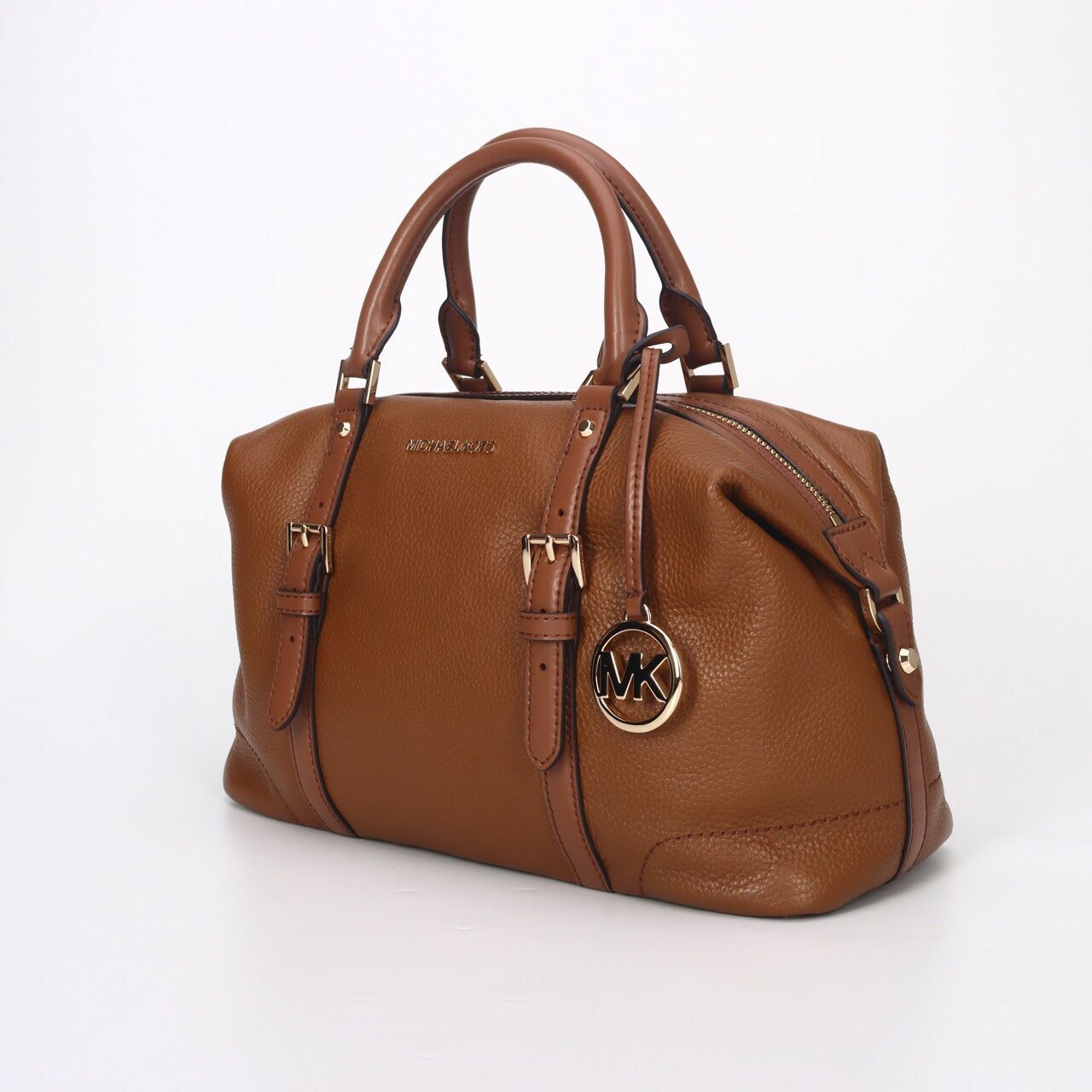 Michael Kors Ginger Leather Duffle Large Satchel Luggage Bag