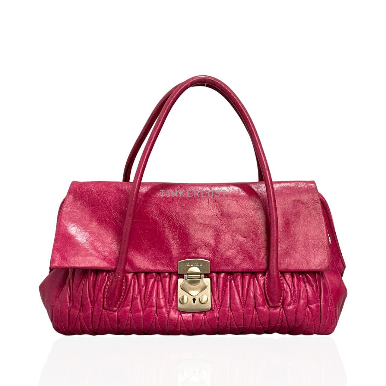 Miu Miu Dark Pink Shoulder Bag