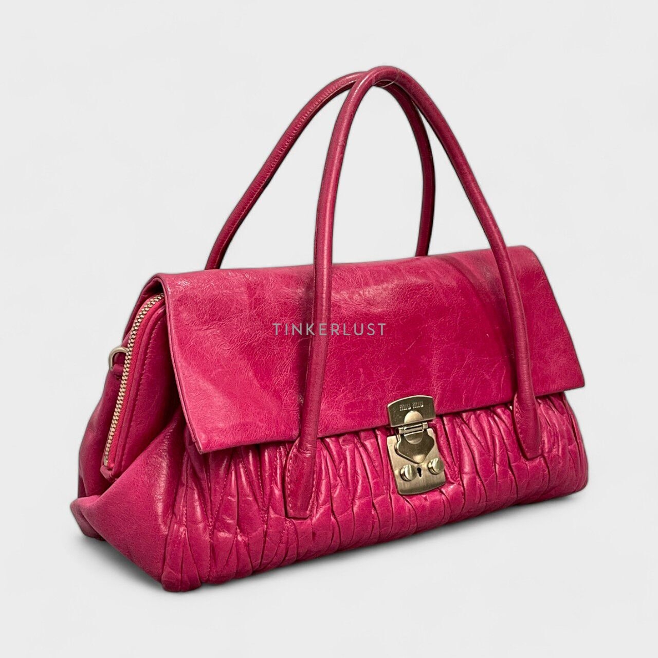 Miu Miu Dark Pink Shoulder Bag