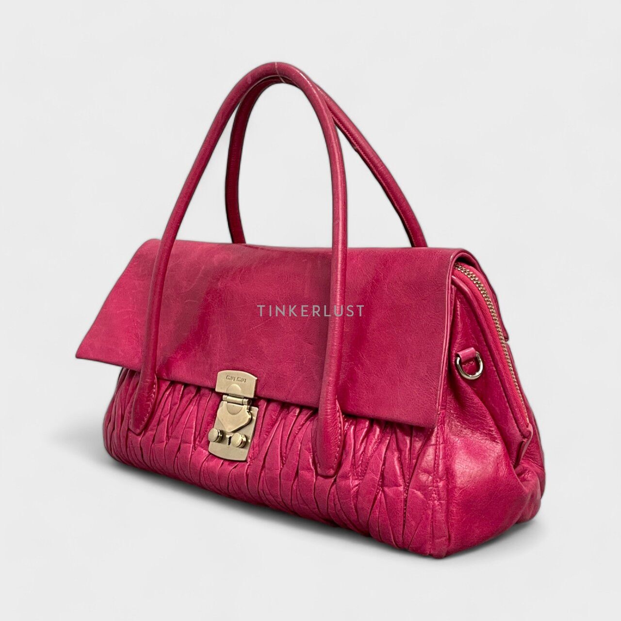 Miu Miu Dark Pink Shoulder Bag