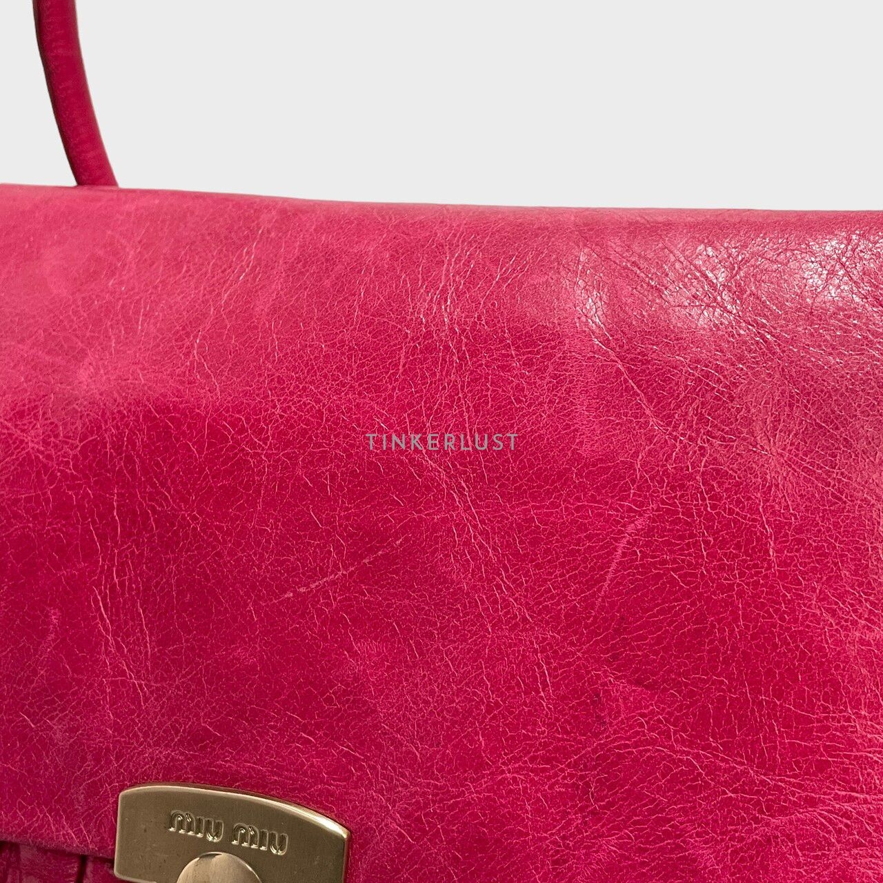 Miu Miu Dark Pink Shoulder Bag