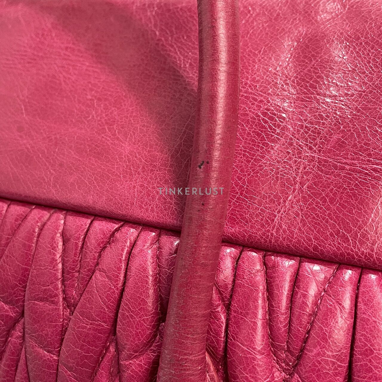 Miu Miu Dark Pink Shoulder Bag