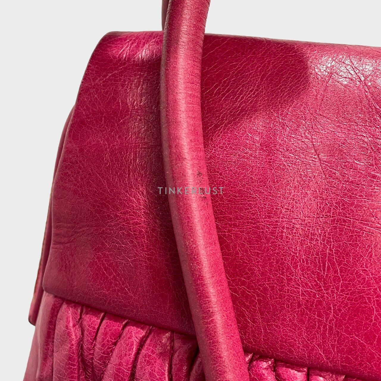 Miu Miu Dark Pink Shoulder Bag