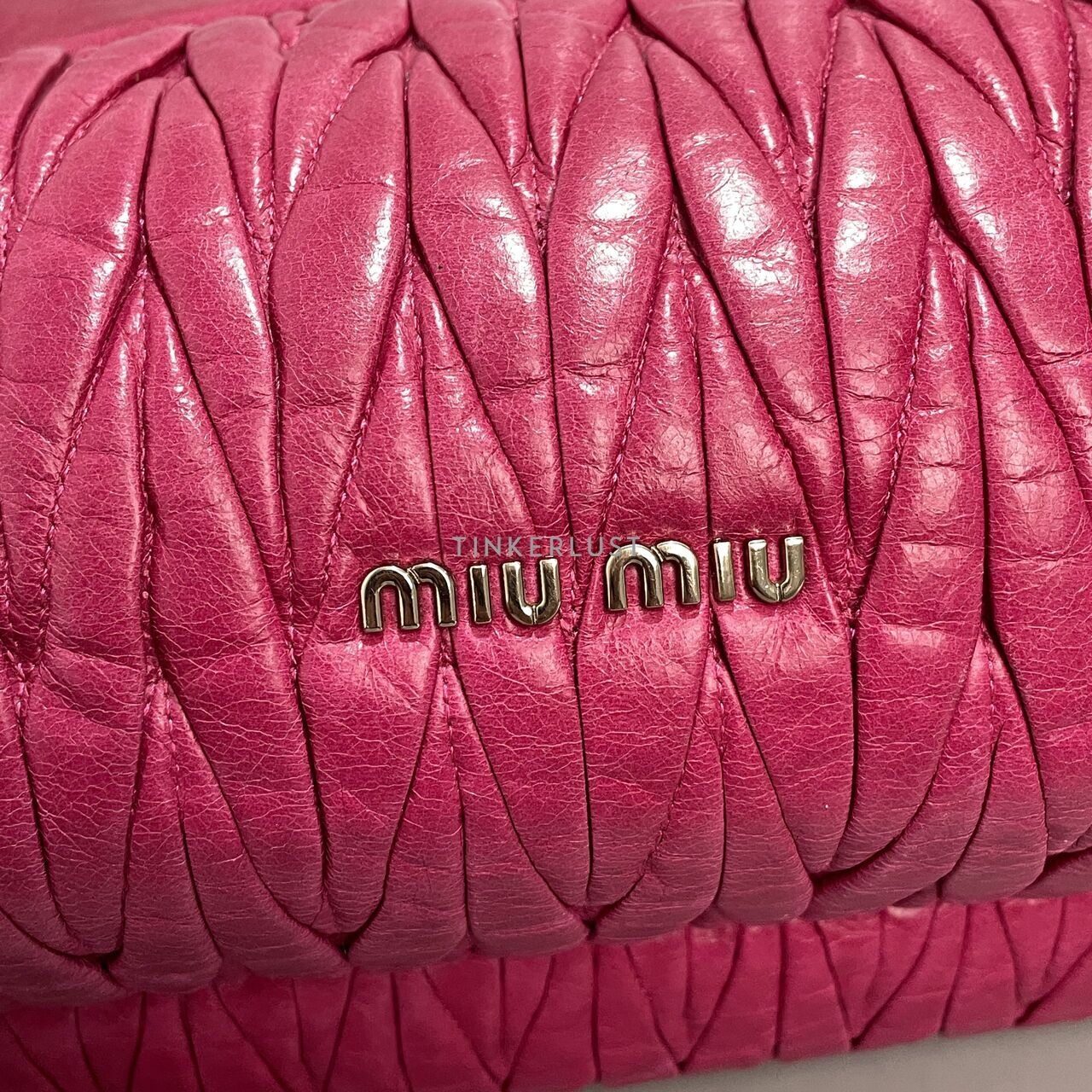 Miu Miu Dark Pink Shoulder Bag