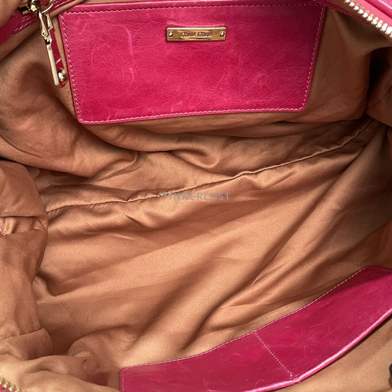 Miu Miu Dark Pink Shoulder Bag