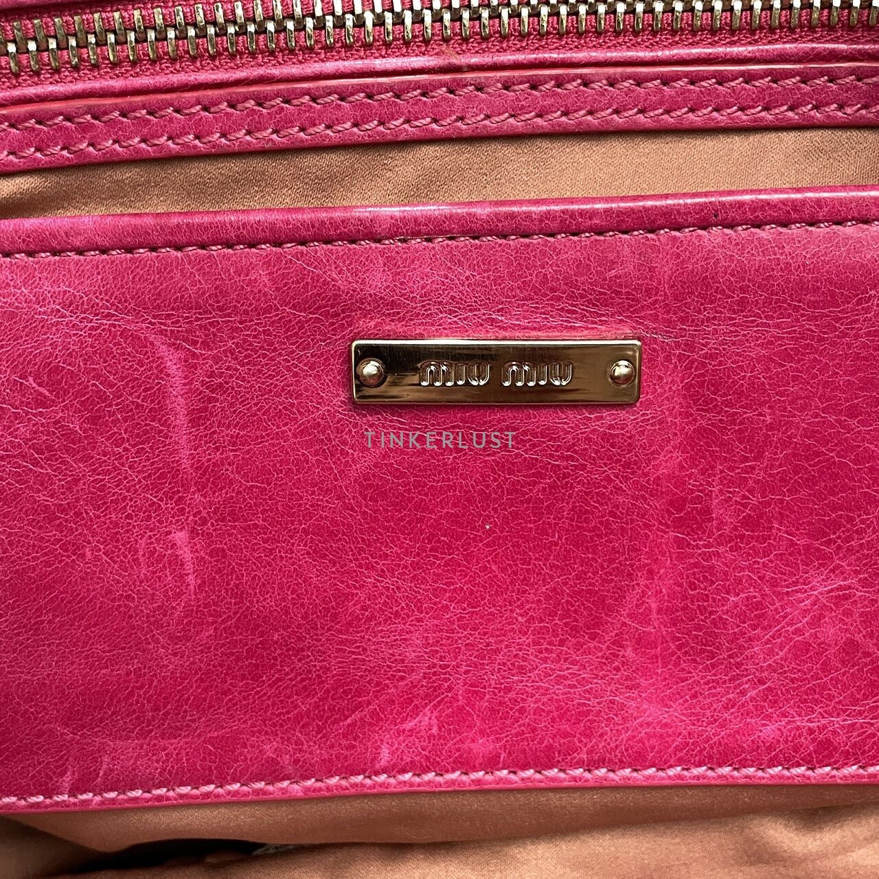 Miu Miu Dark Pink Shoulder Bag