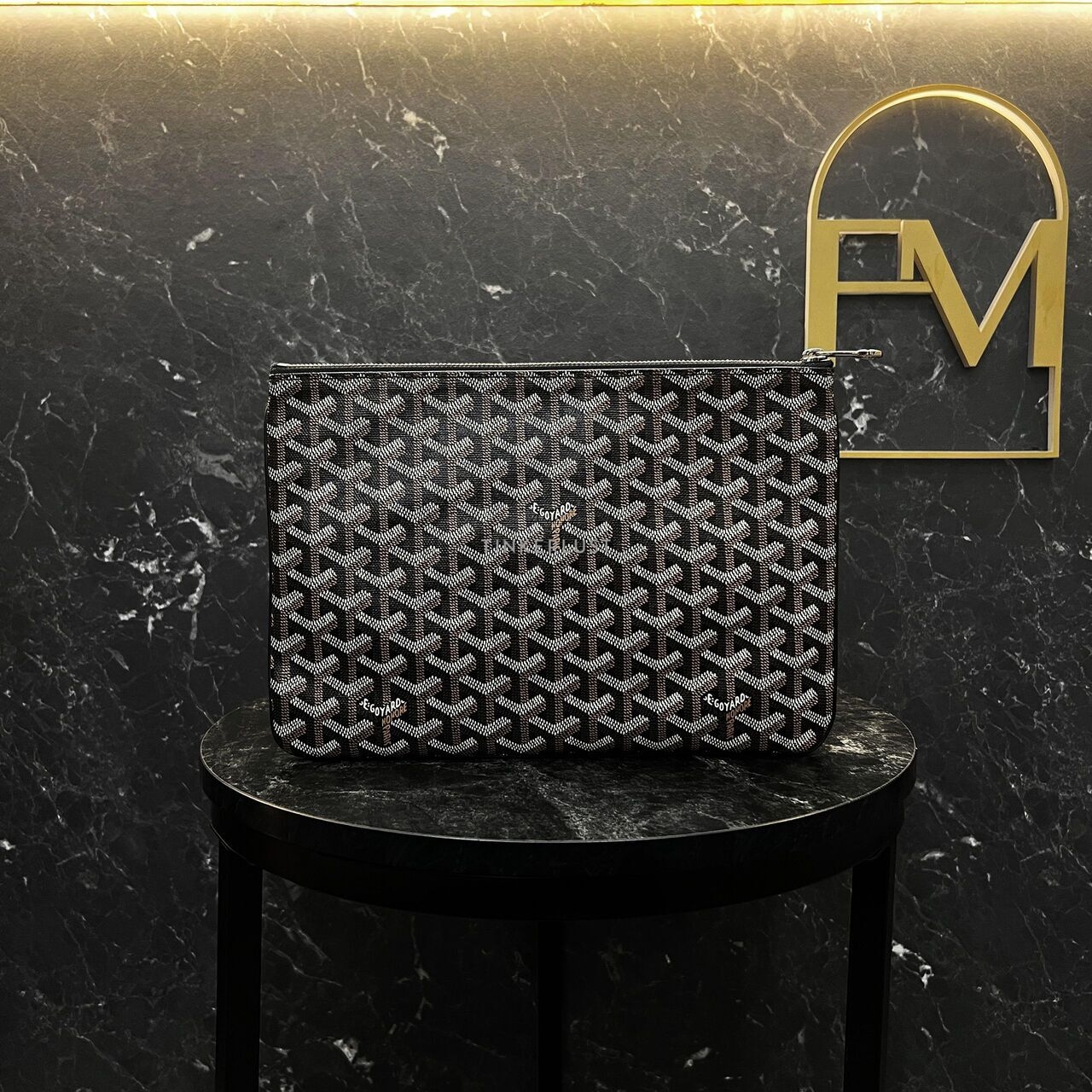 Goyard Senat Black Clutch