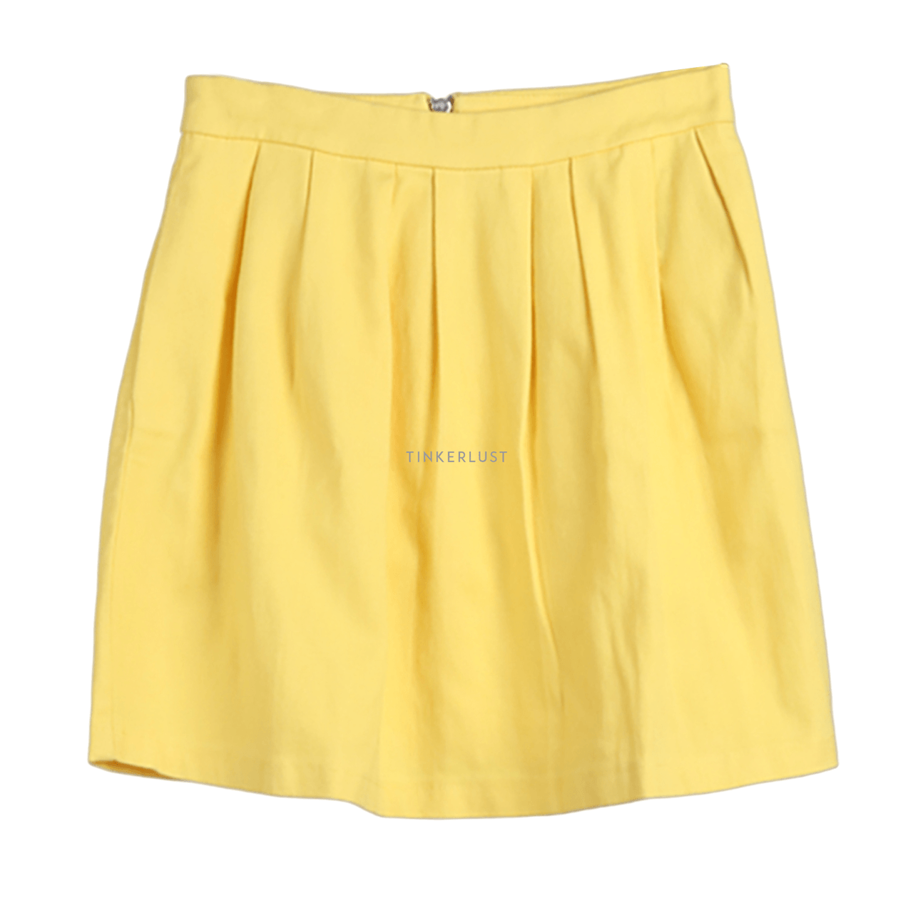 Stradivarius Yellow Mini Skirt