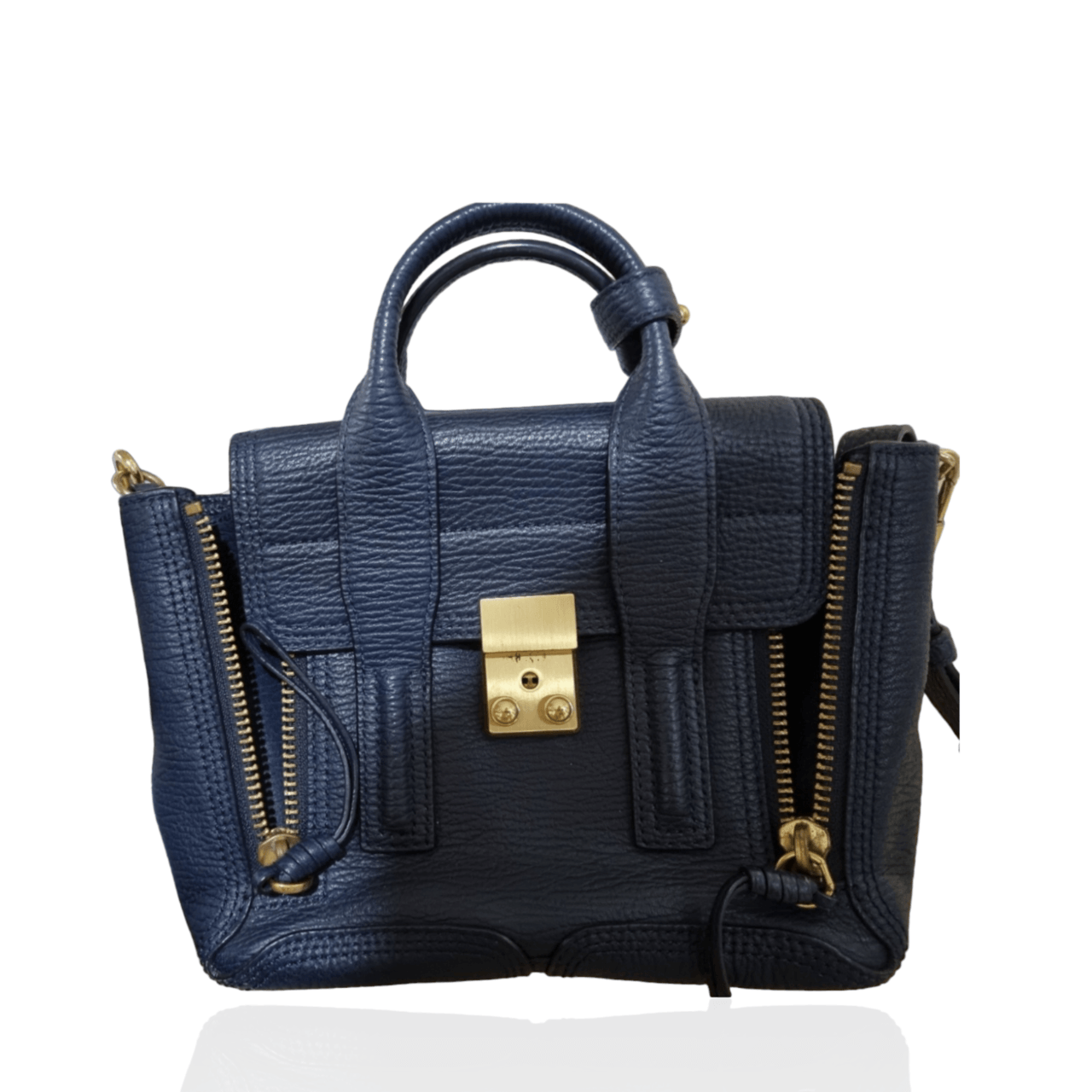 3.1 Phillip Lim Navy Pashli Satchel