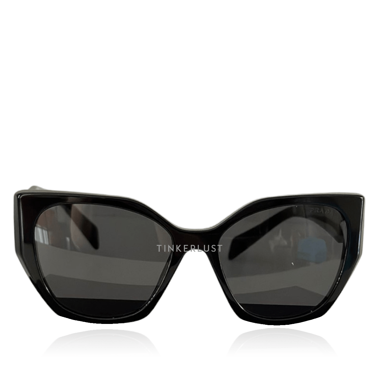 Prada PR 19ZS Hexagon Black Sunglasses