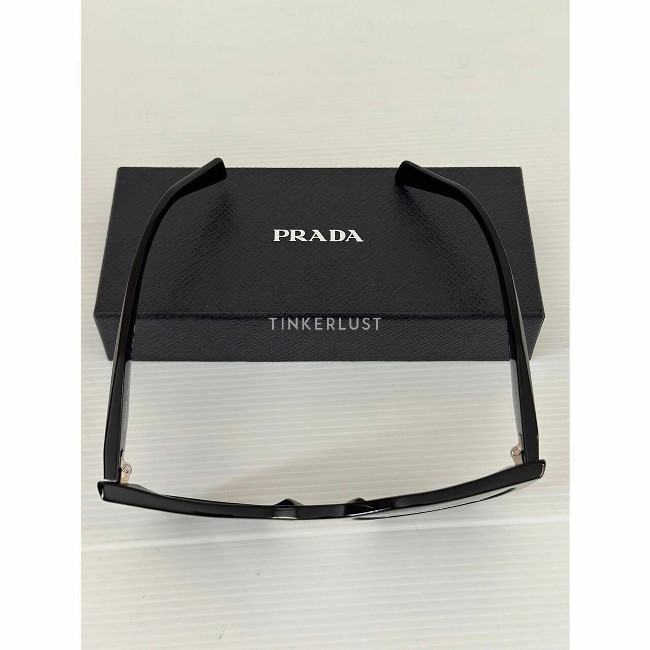 Prada PR 19ZS Hexagon Black Sunglasses