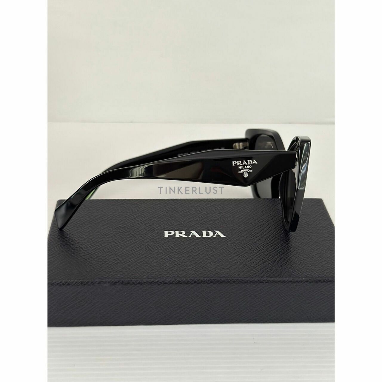 Prada PR 19ZS Hexagon Black Sunglasses