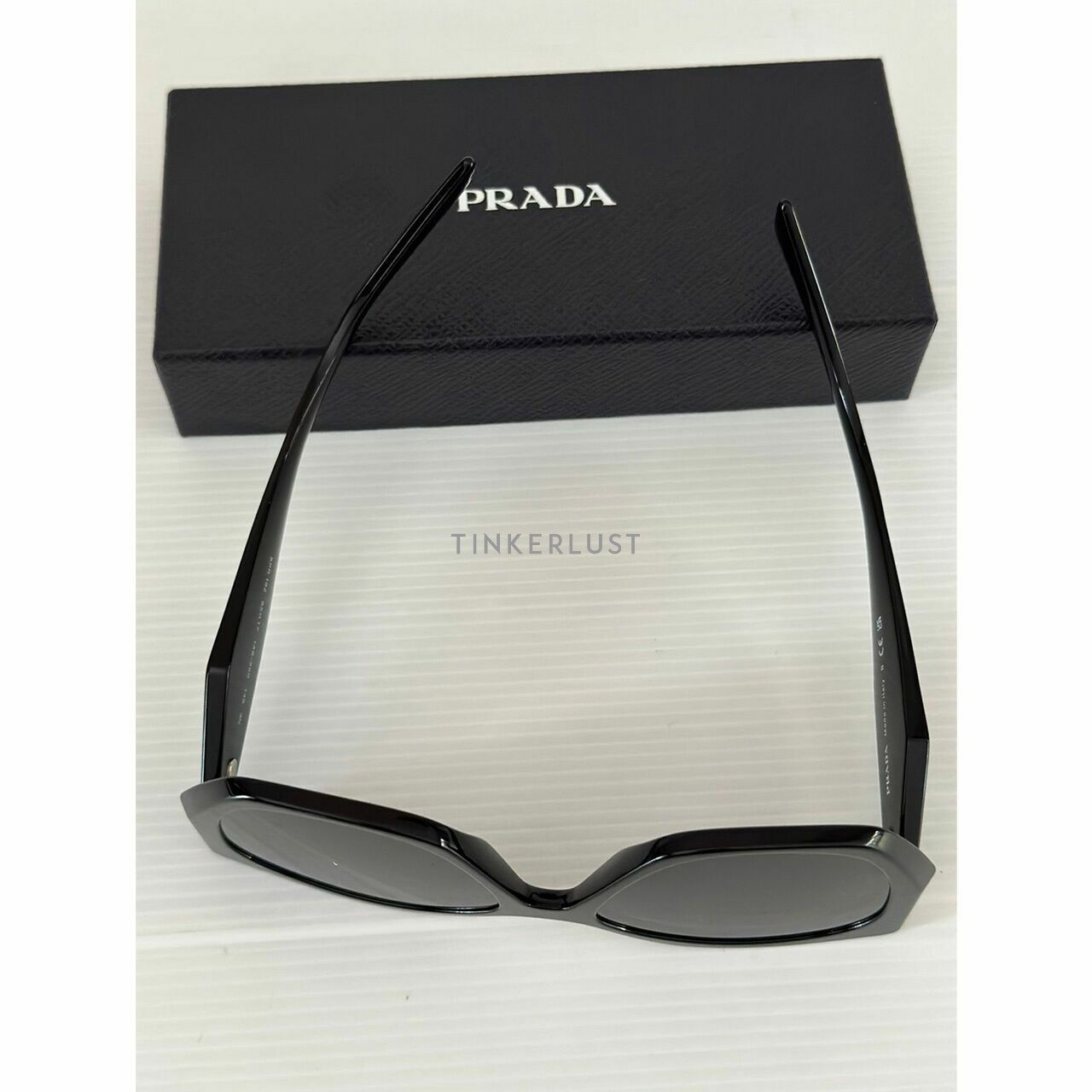 Prada PR 19ZS Hexagon Black Sunglasses