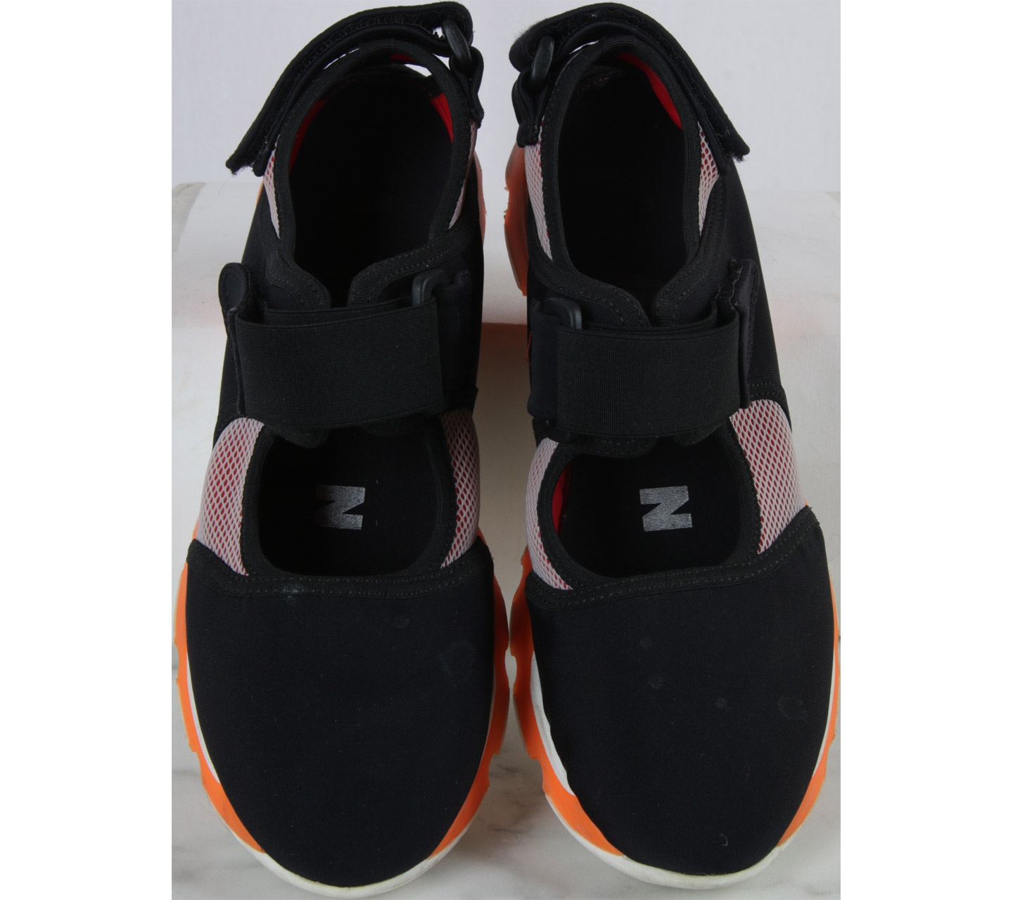 Marni Black And Orange Sneakers