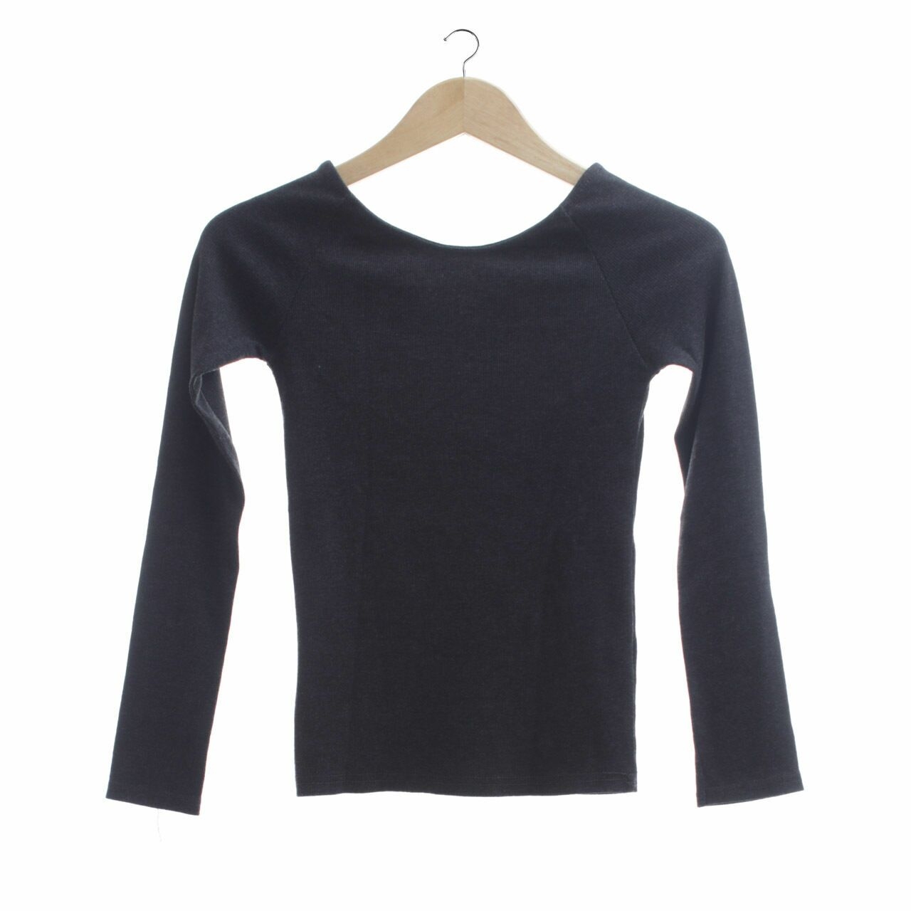 Zara Grey Long Sleeve T-Shirt