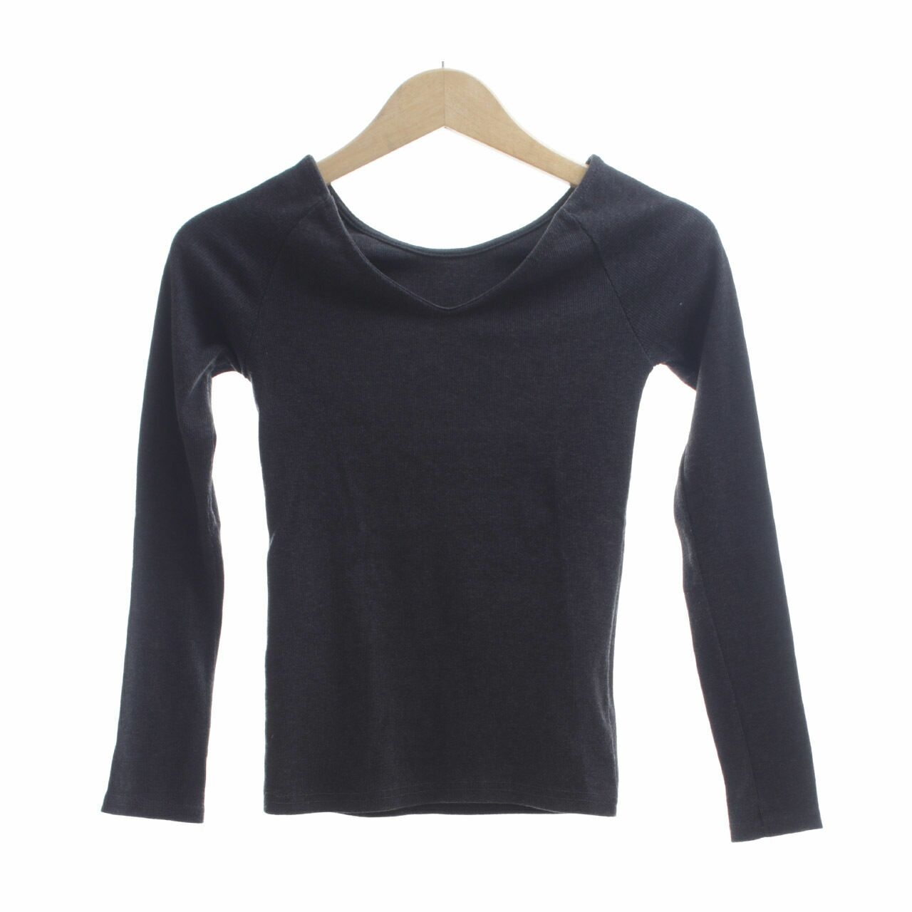 Zara Grey Long Sleeve T-Shirt