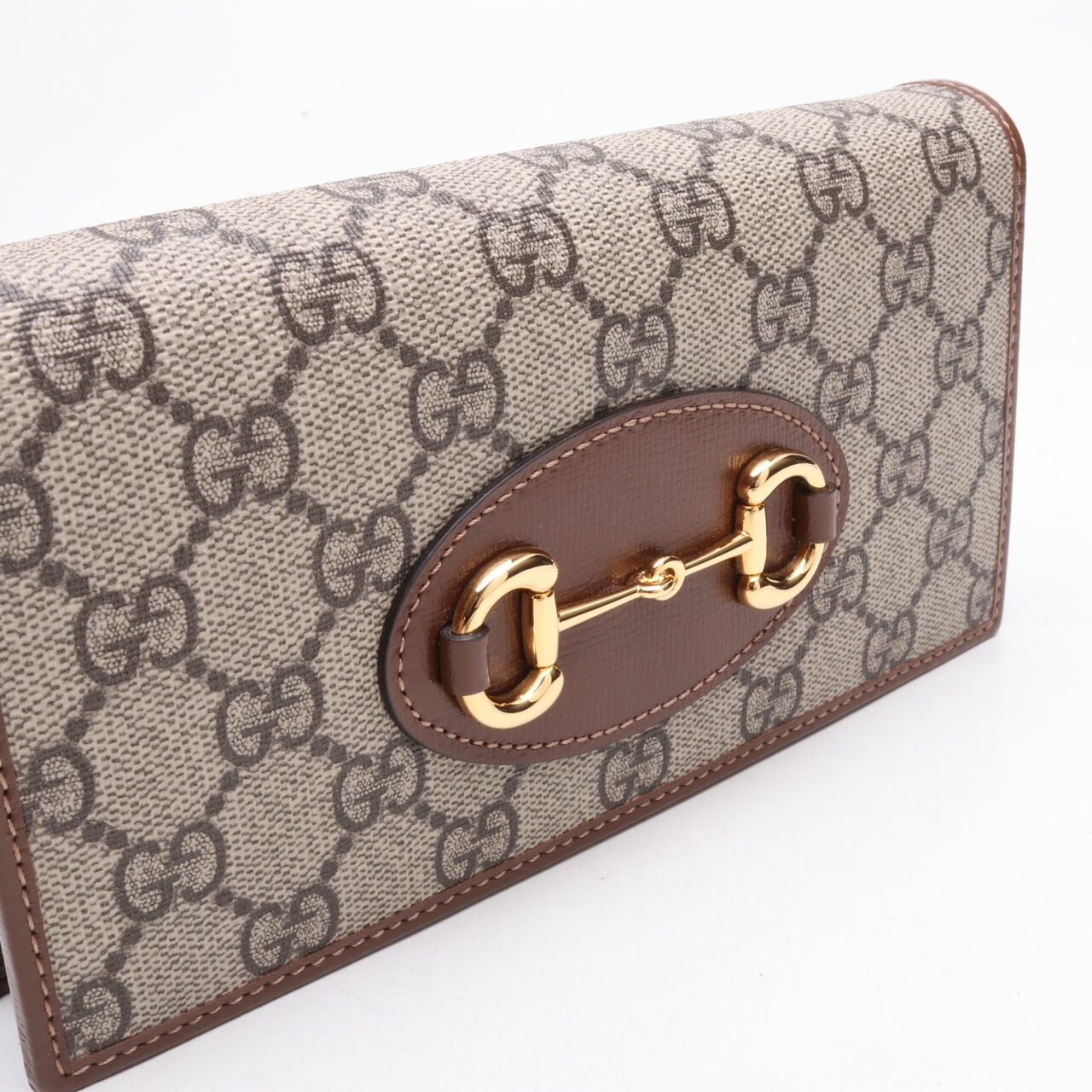 Gucci GG Monogram Horsebit 1955 Wallet On Chain