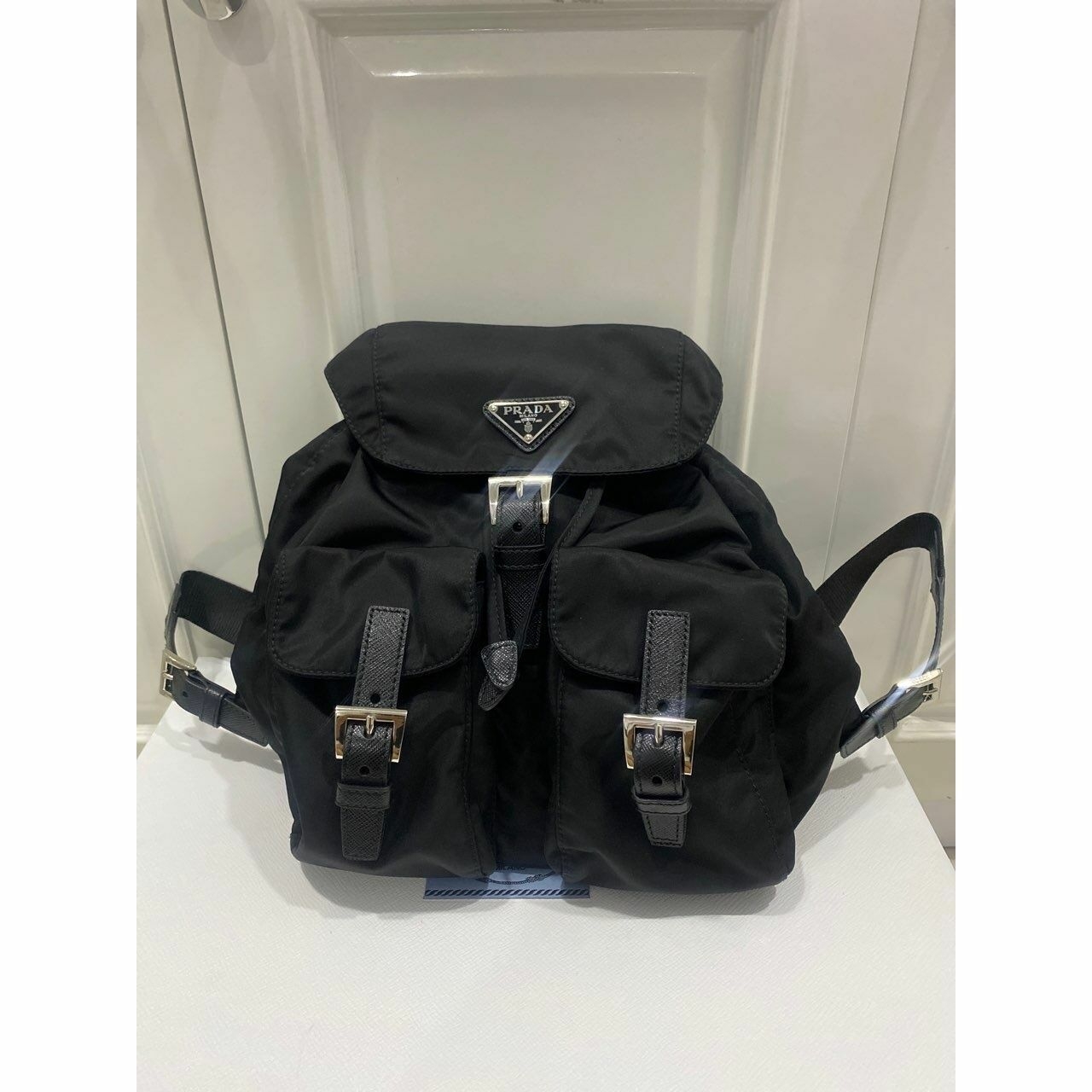 Prada Black Backpack