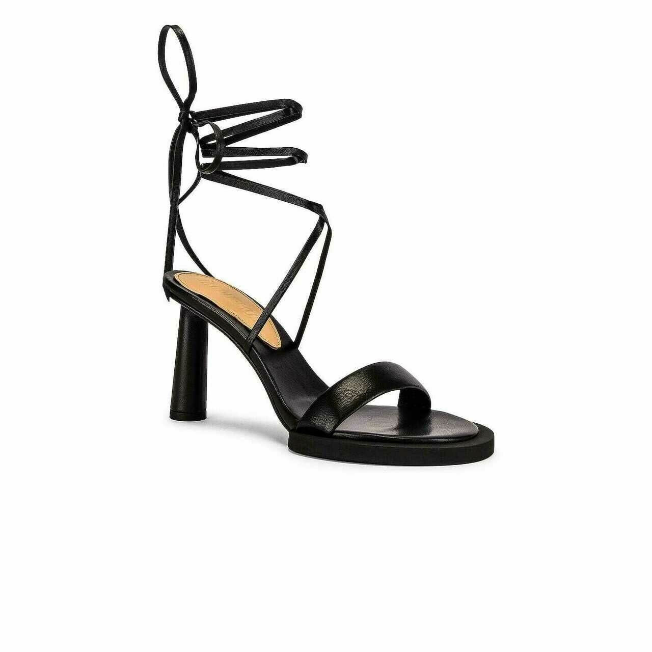 JACQUEMUS Black Sandals