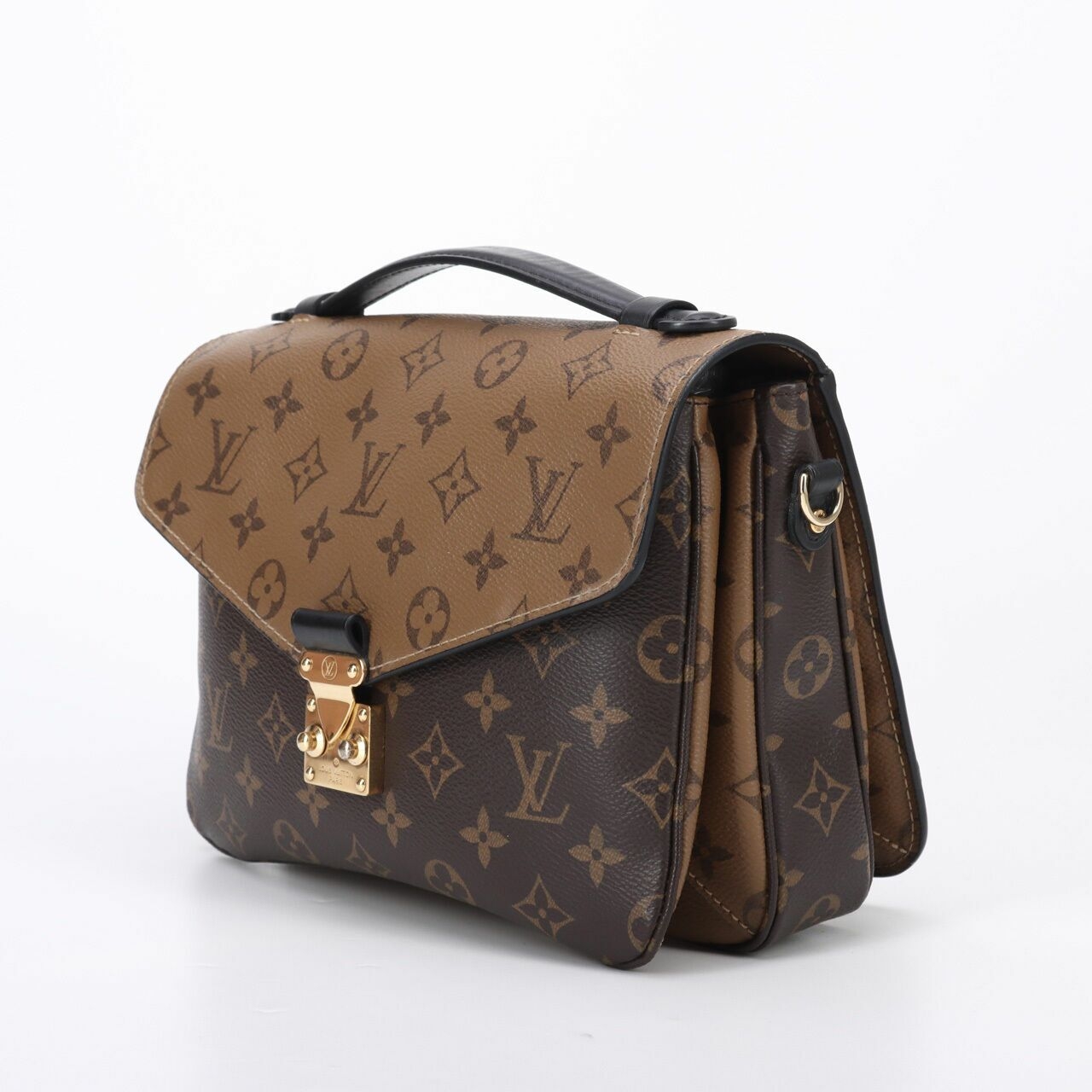 Louis Vuitton Pochette Metis Monogram Reverse Canvas Satchel