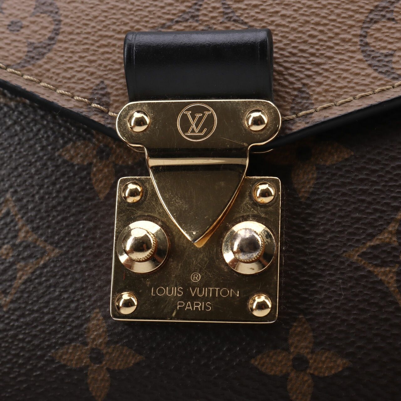 Louis Vuitton Pochette Metis Monogram Reverse Canvas Satchel