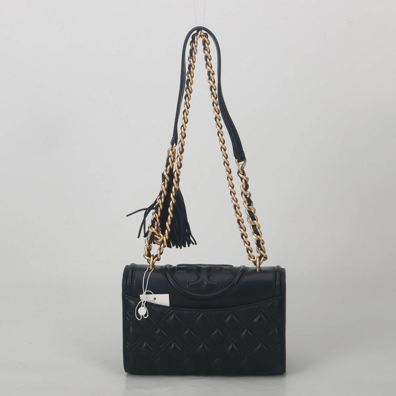 Tory Burch Fleming Small Convertible Shoulder Bag Black 