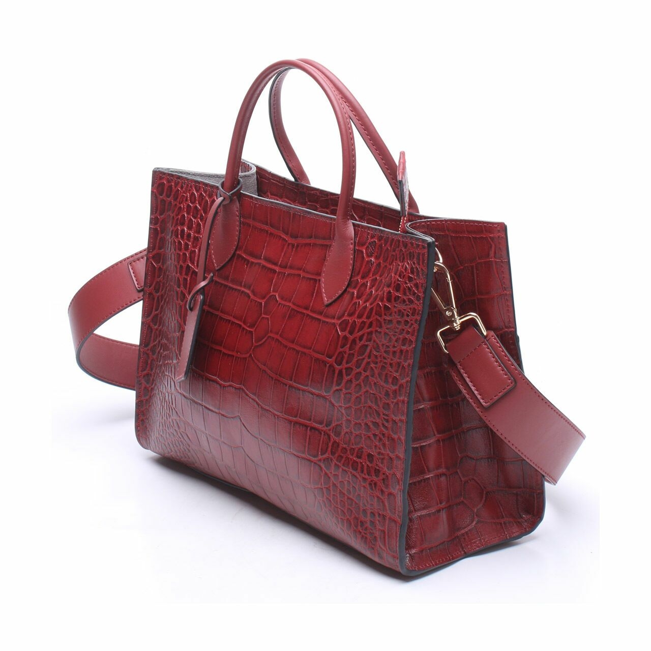 Rounn Maroon Satchel