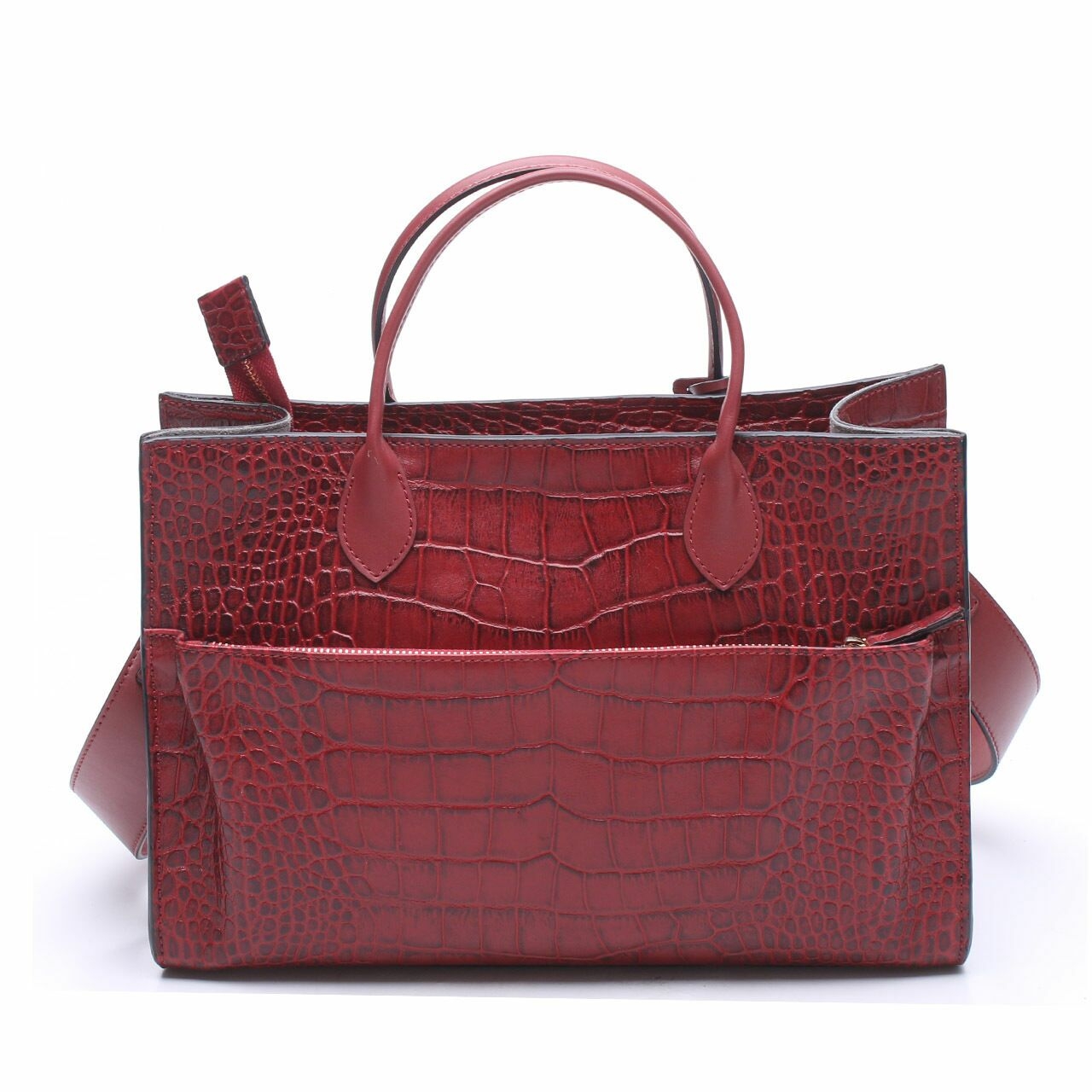 Rounn Maroon Satchel