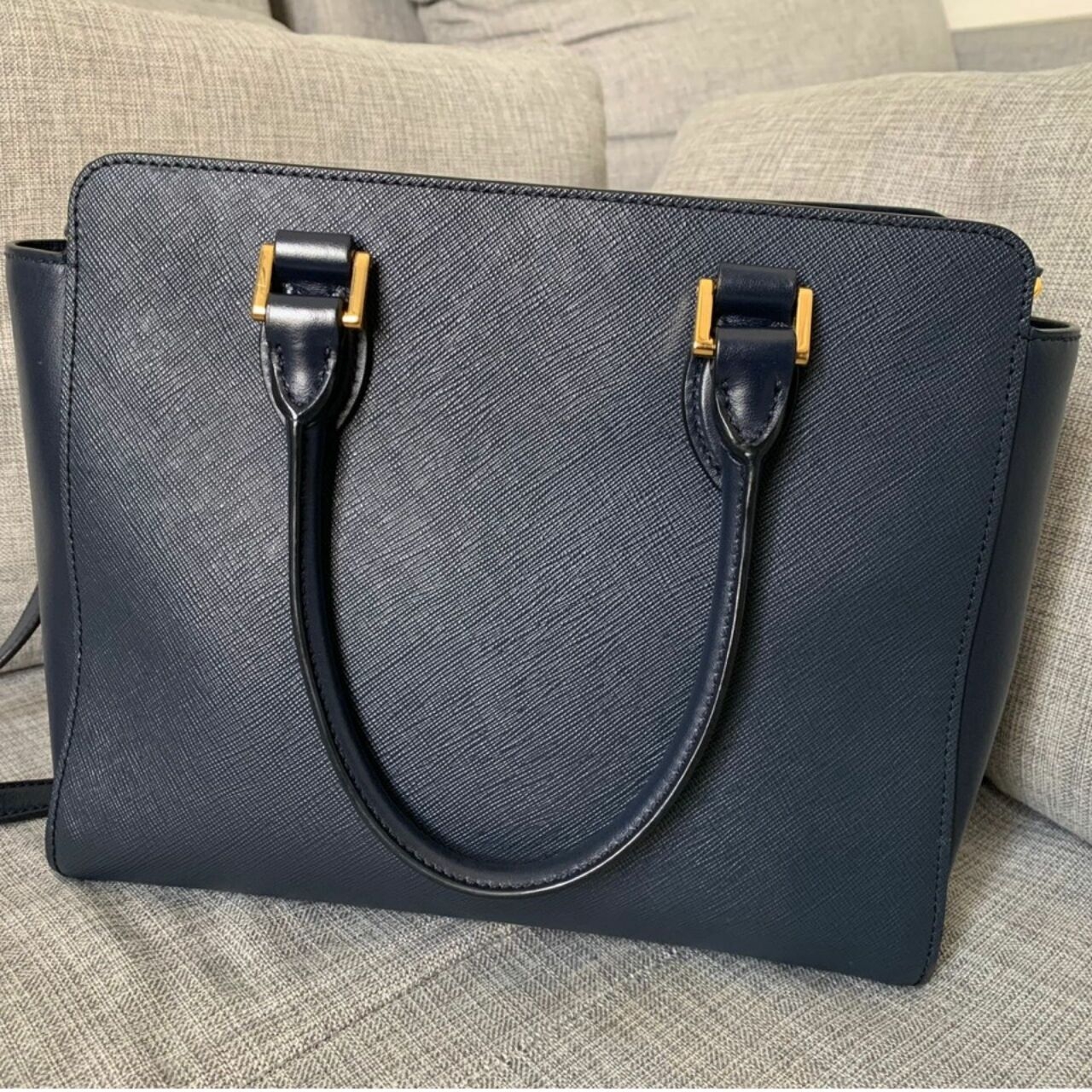 Prada Navy 2way Shoulder Hand Bag