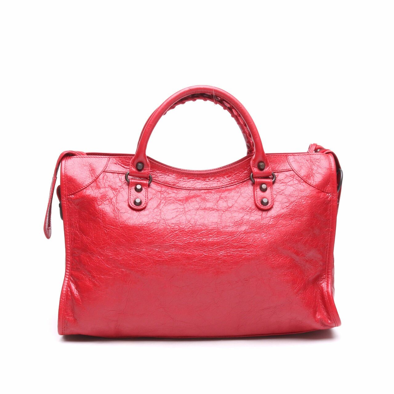 Balenciaga Regular Classic City Rouge Red Satchel Bag