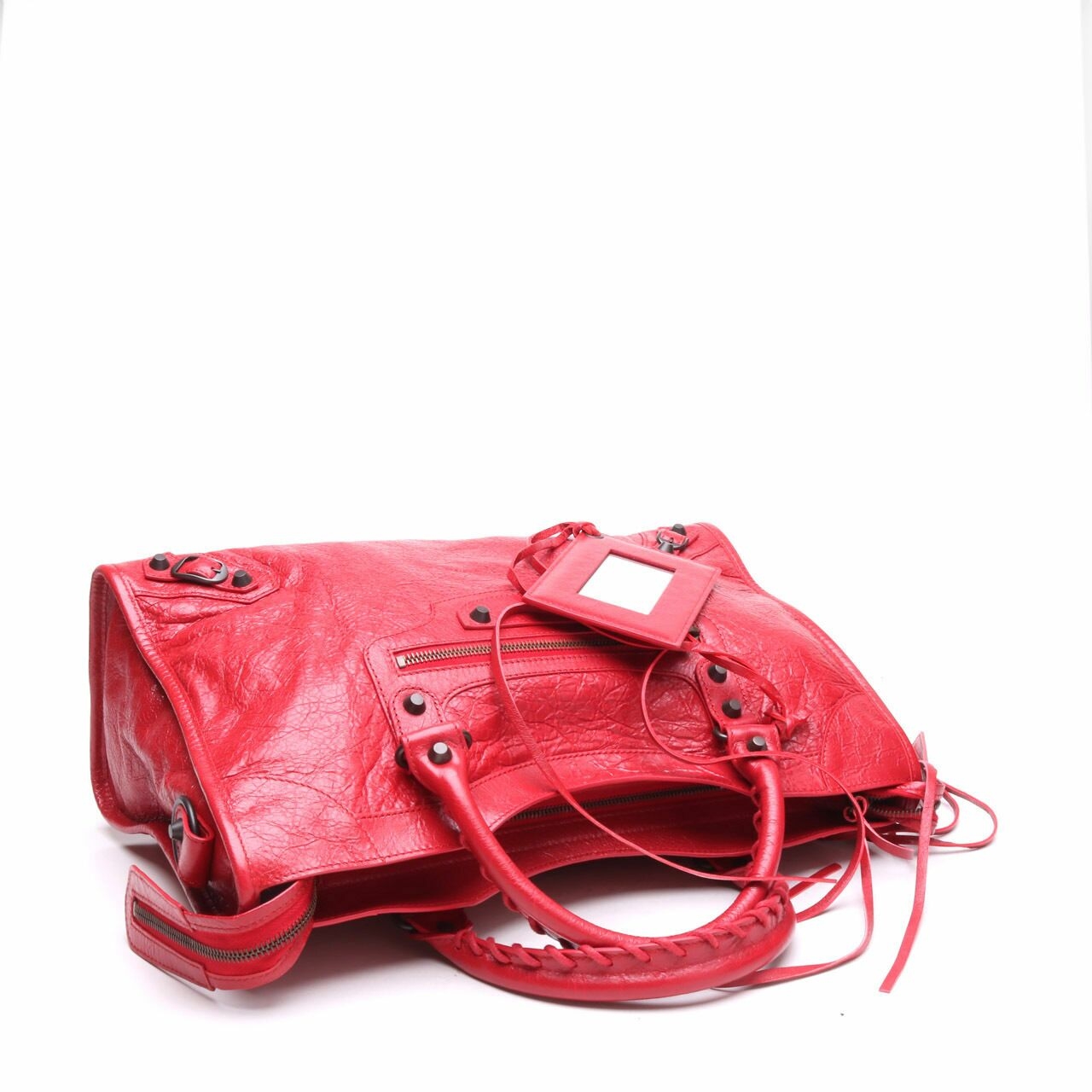 Balenciaga Regular Classic City Rouge Red Satchel Bag