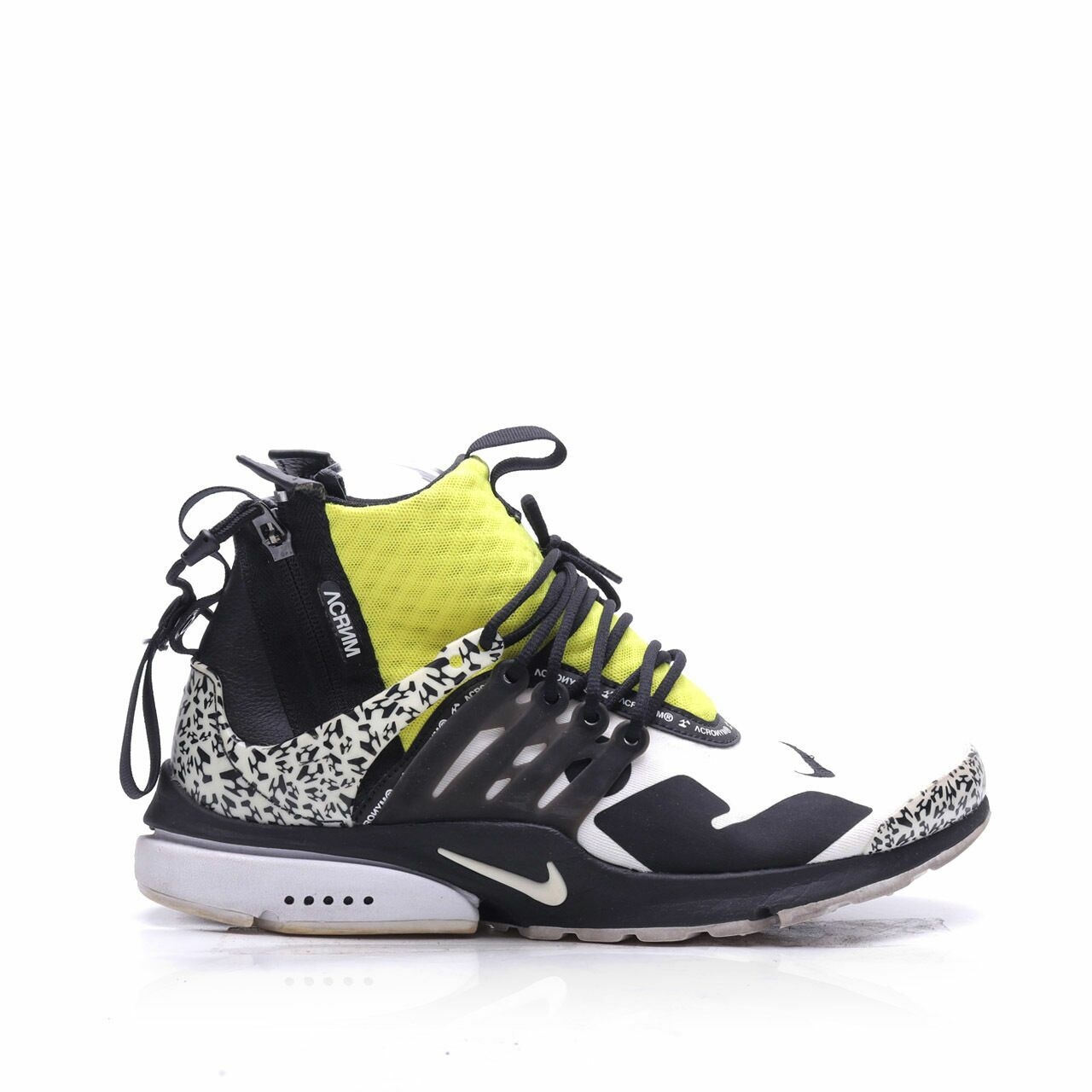 Nike X Acronym Presto Mid Dynamic Yellow Volt Utility Sneakers