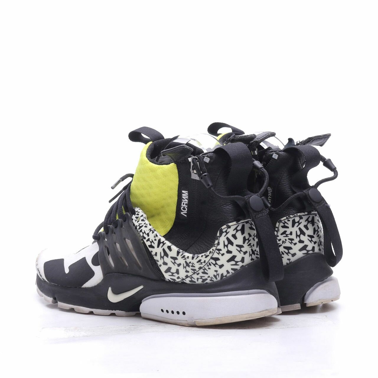 Nike X Acronym Presto Mid Dynamic Yellow Volt Utility Sneakers